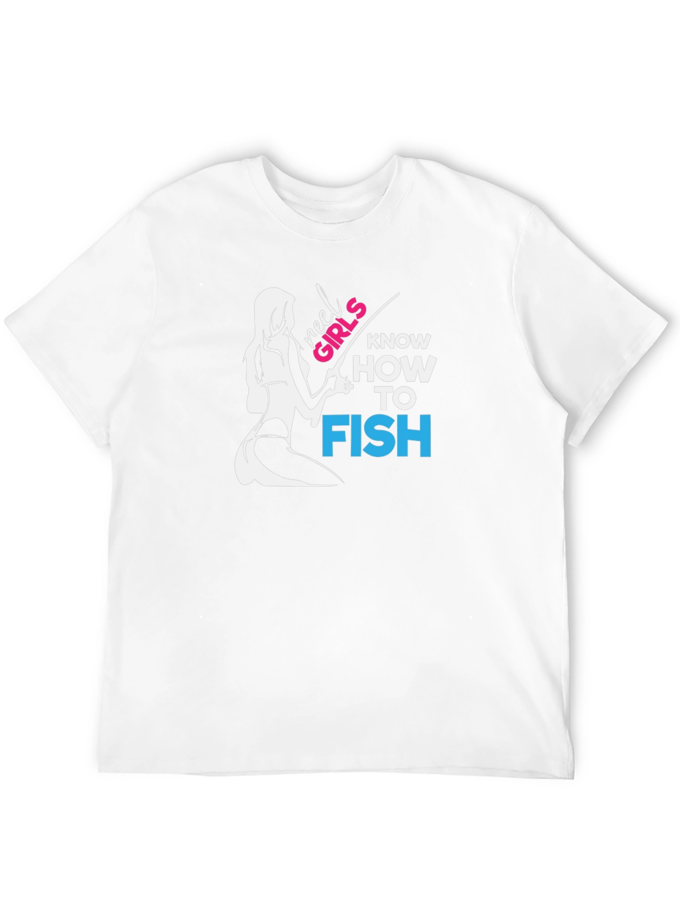 Black Reel Girls Fish T-Shirt - Black Graphic Tee view 12
