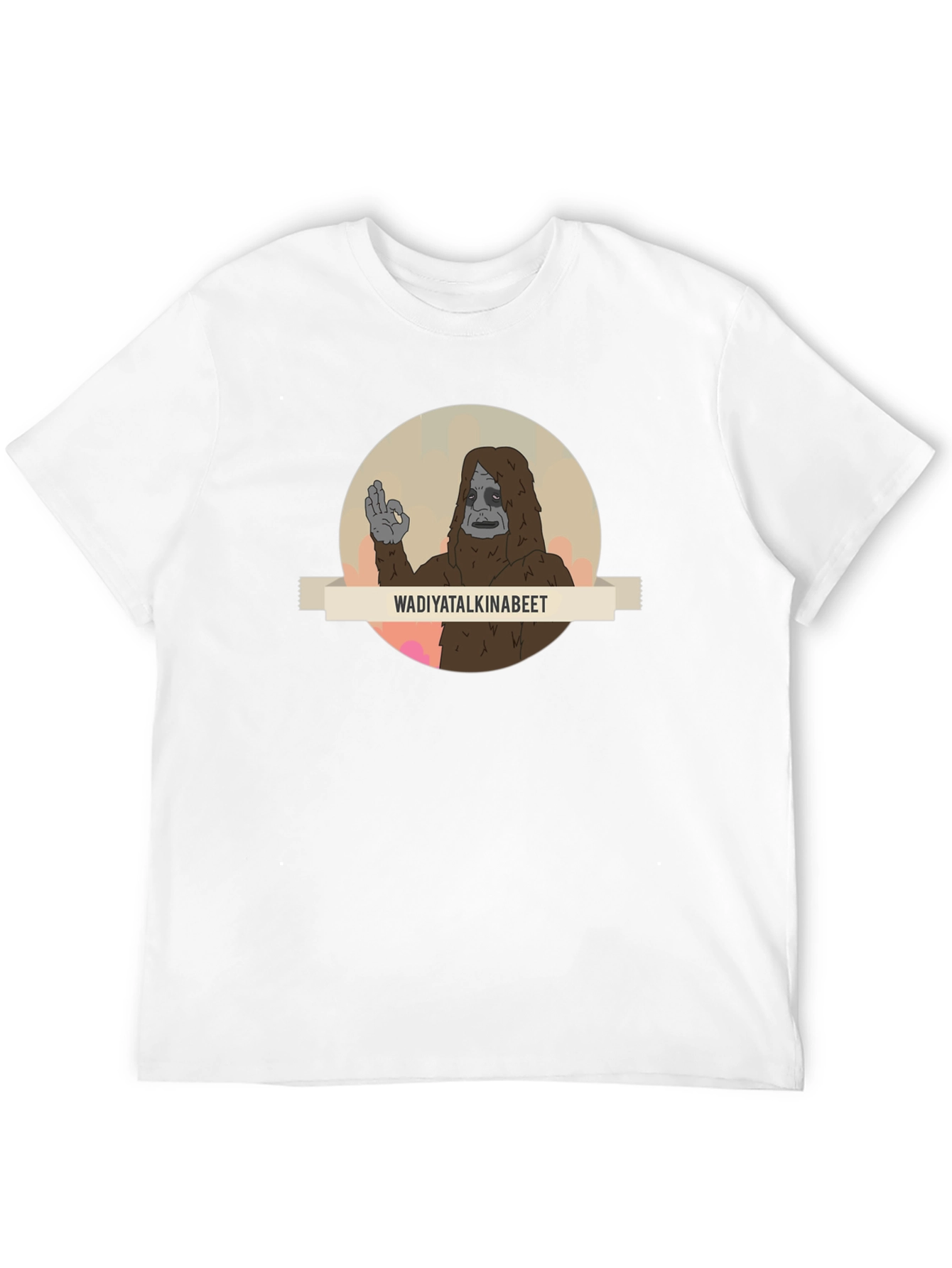 Black Wadiyatalkinabeet Sasquatch T-Shirt view 12