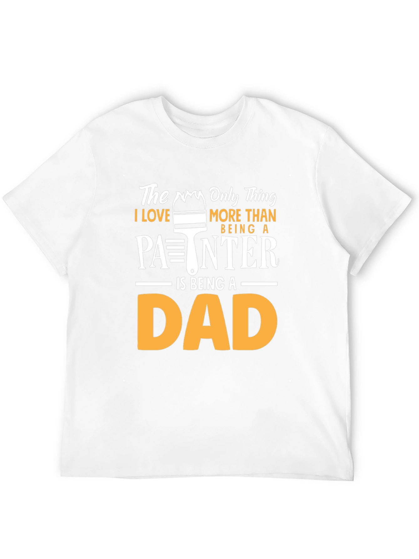 Black Painter Dad T-Shirt - Gift for Father's Day view 12