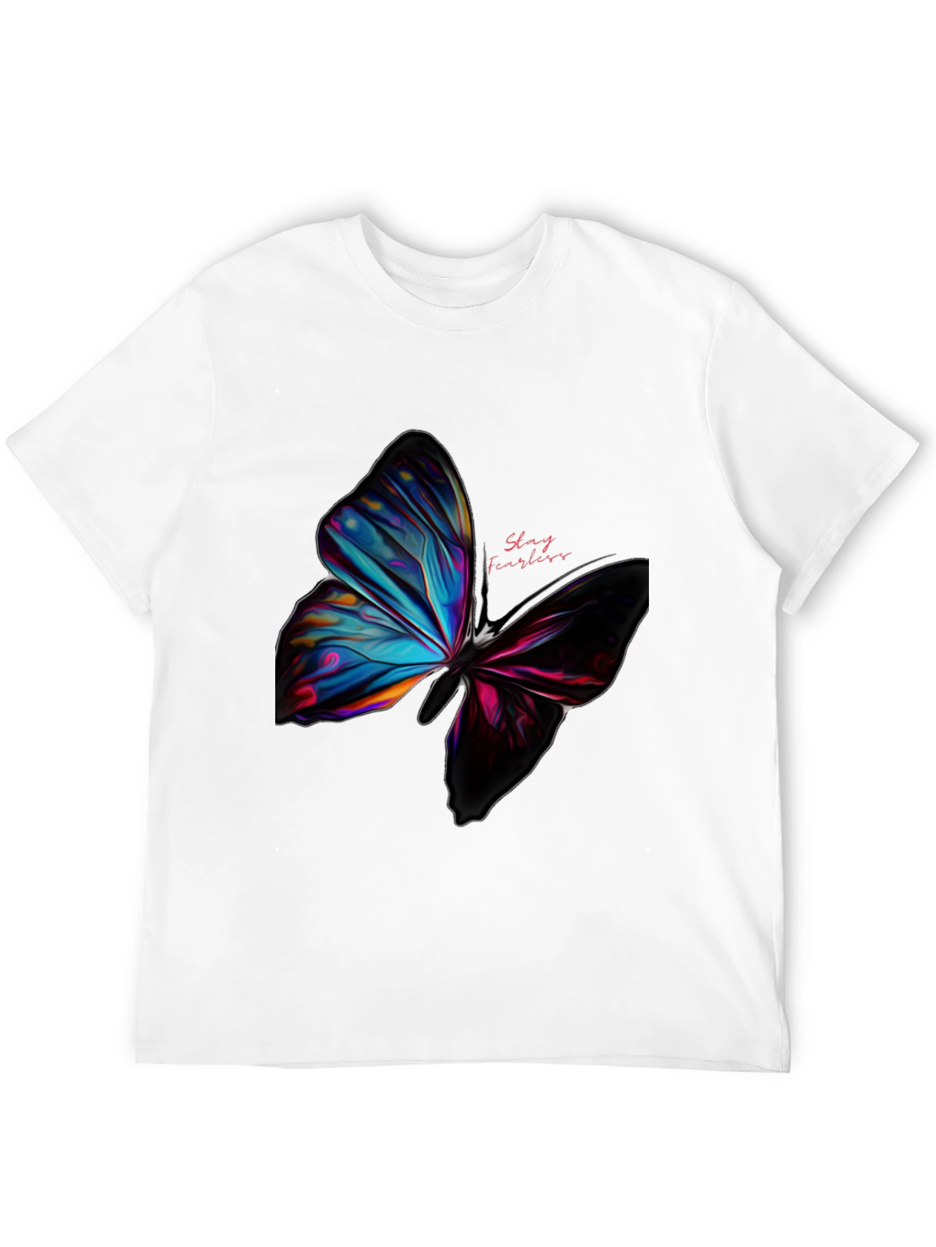 Black Butterfly Graphic Tee - Stay Fearless Design view 12