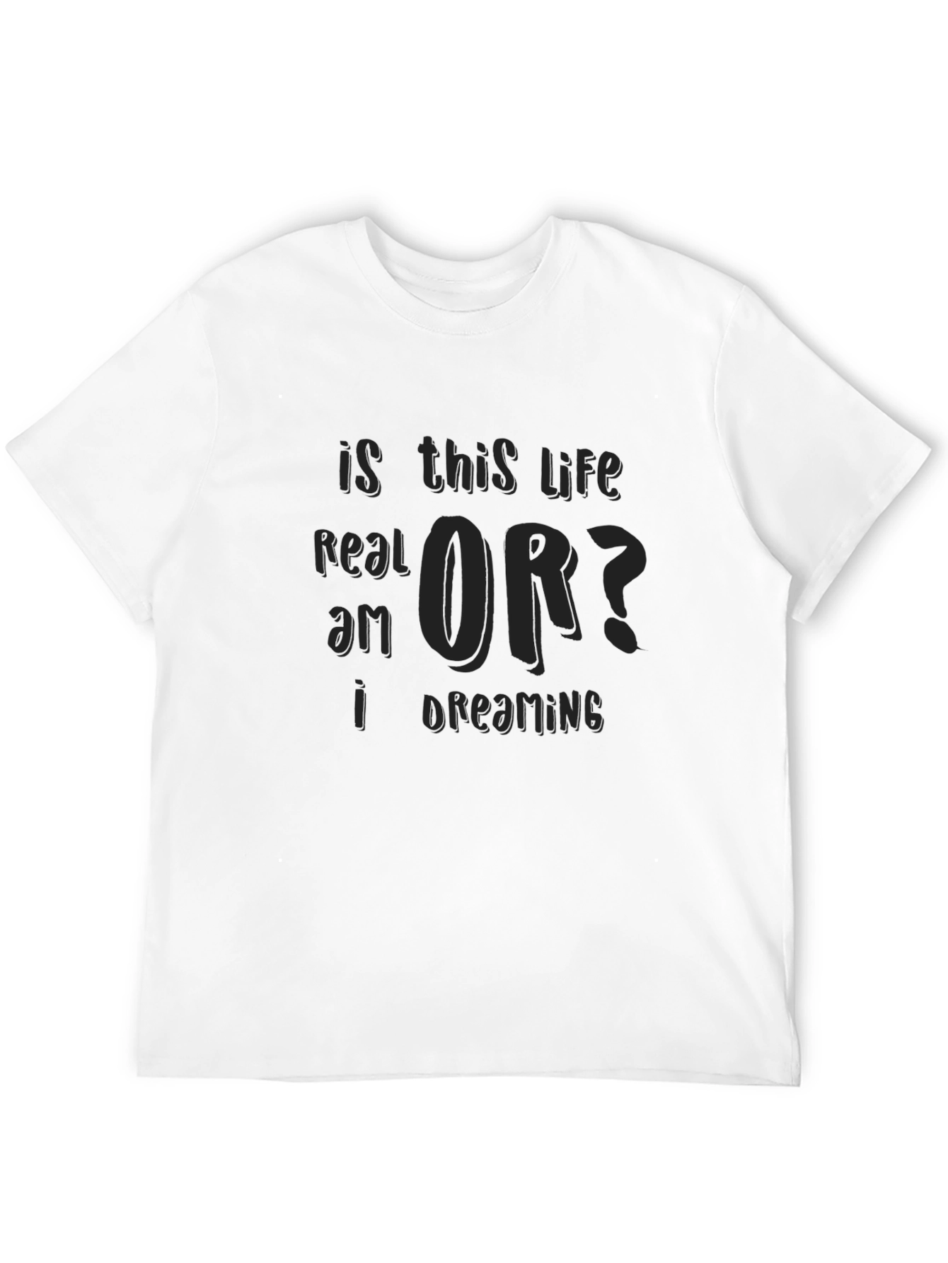Black Is This Life Real? Graphic Print Tee view 12