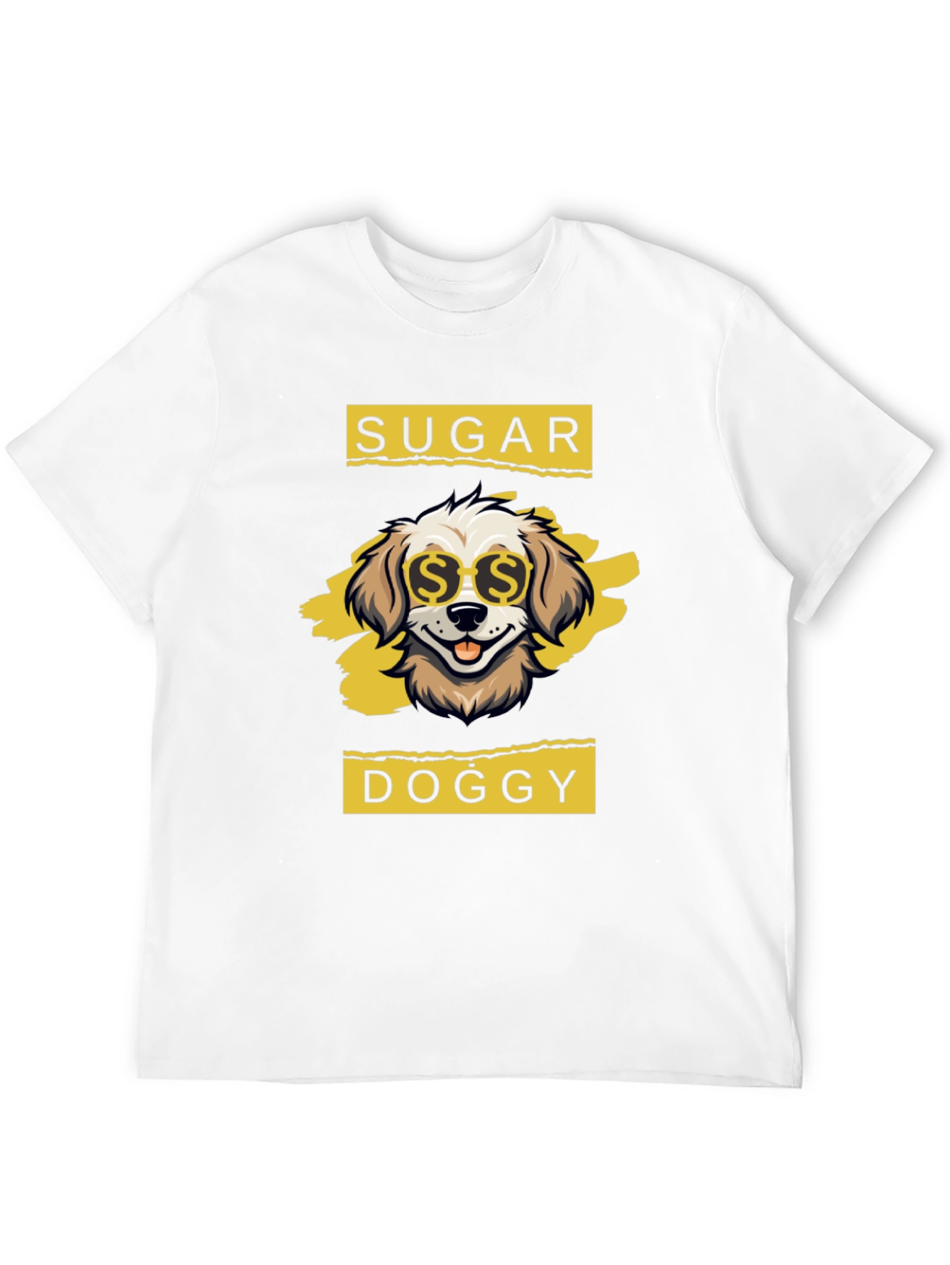 Black Sugar Doggy T-Shirt - Cool Canine Design view 12