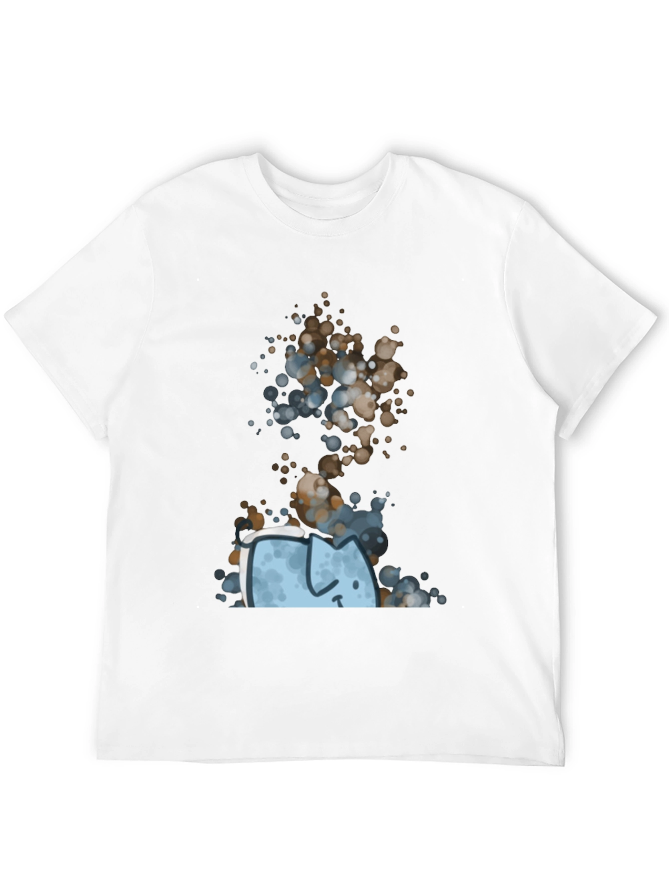 Black Abstract Cat Graphic Tee - Unique Style view 12