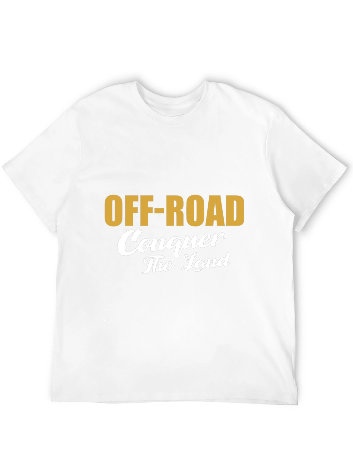 Black Off-Road Conquer the Land Black T-Shirt view 12
