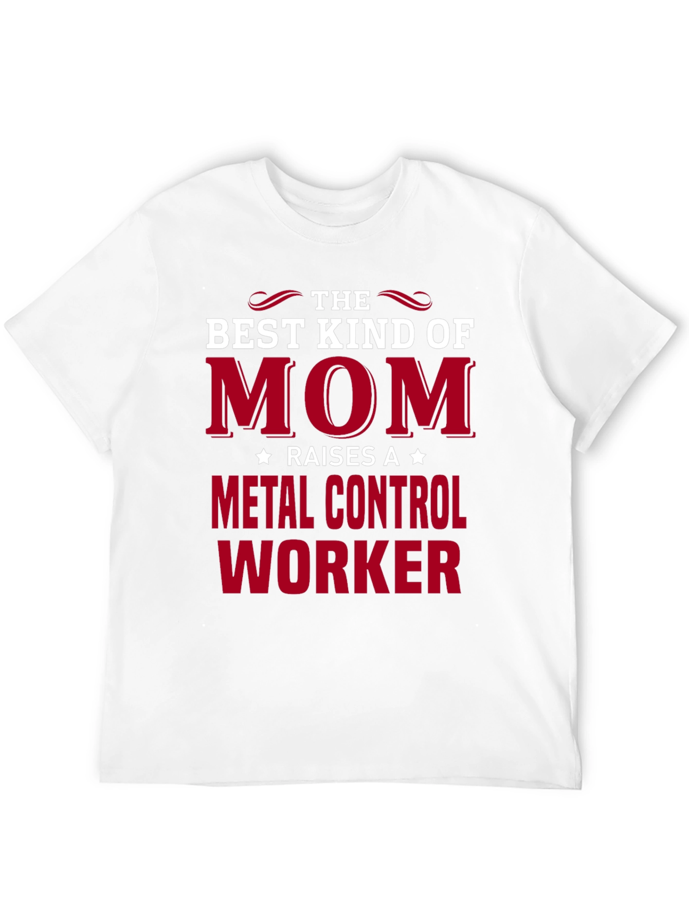 Black Best Kind of Mom Metal Control Worker T-Shirt view 12