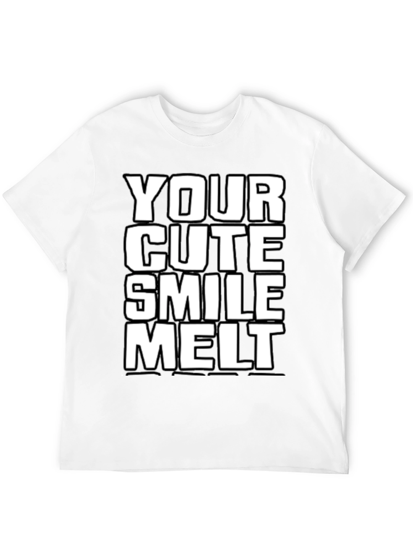 Black Your Cute Smile Melt T-Shirt view 12