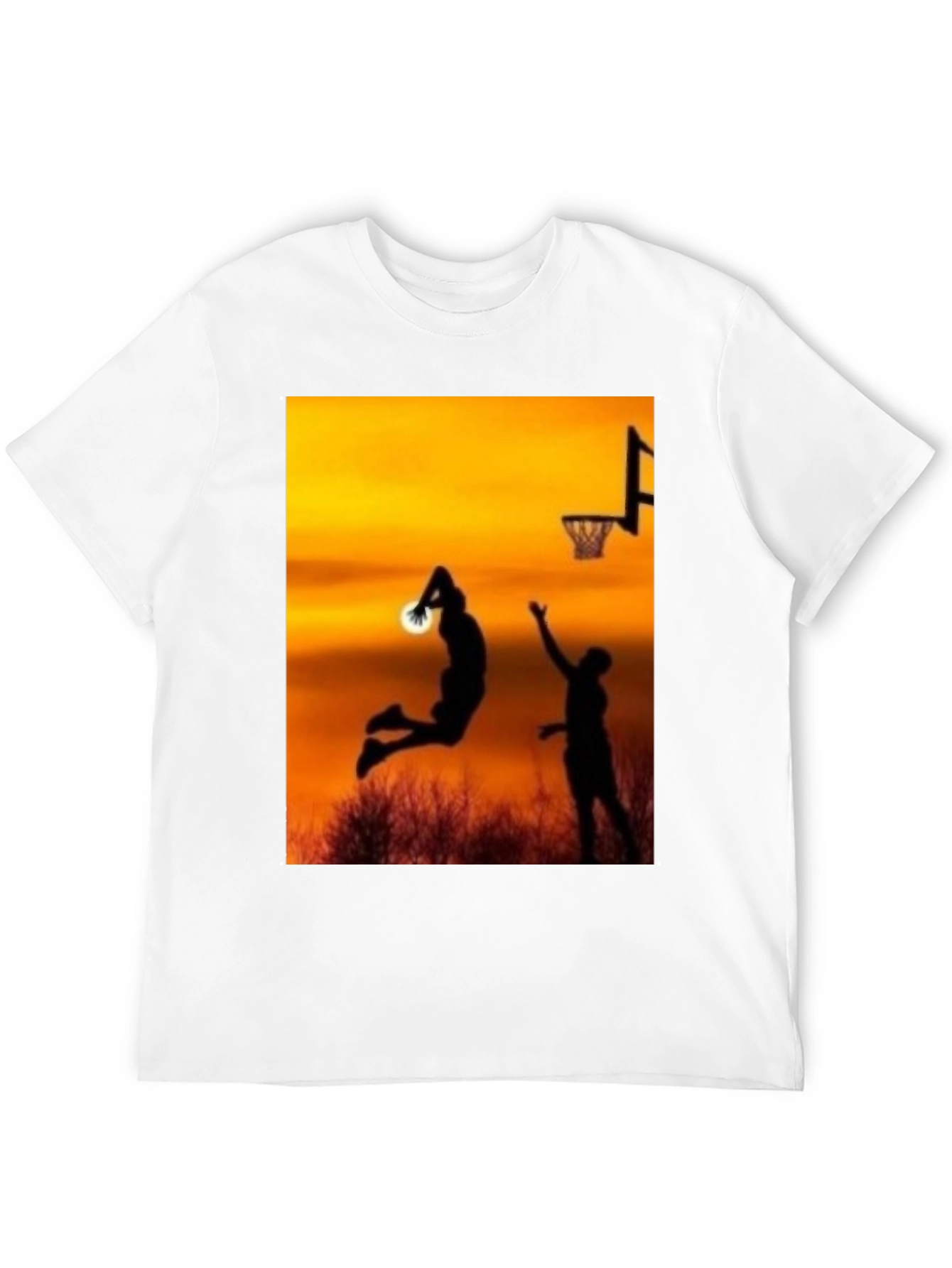 Sunset Basketball Graphic T-Shirt - 12