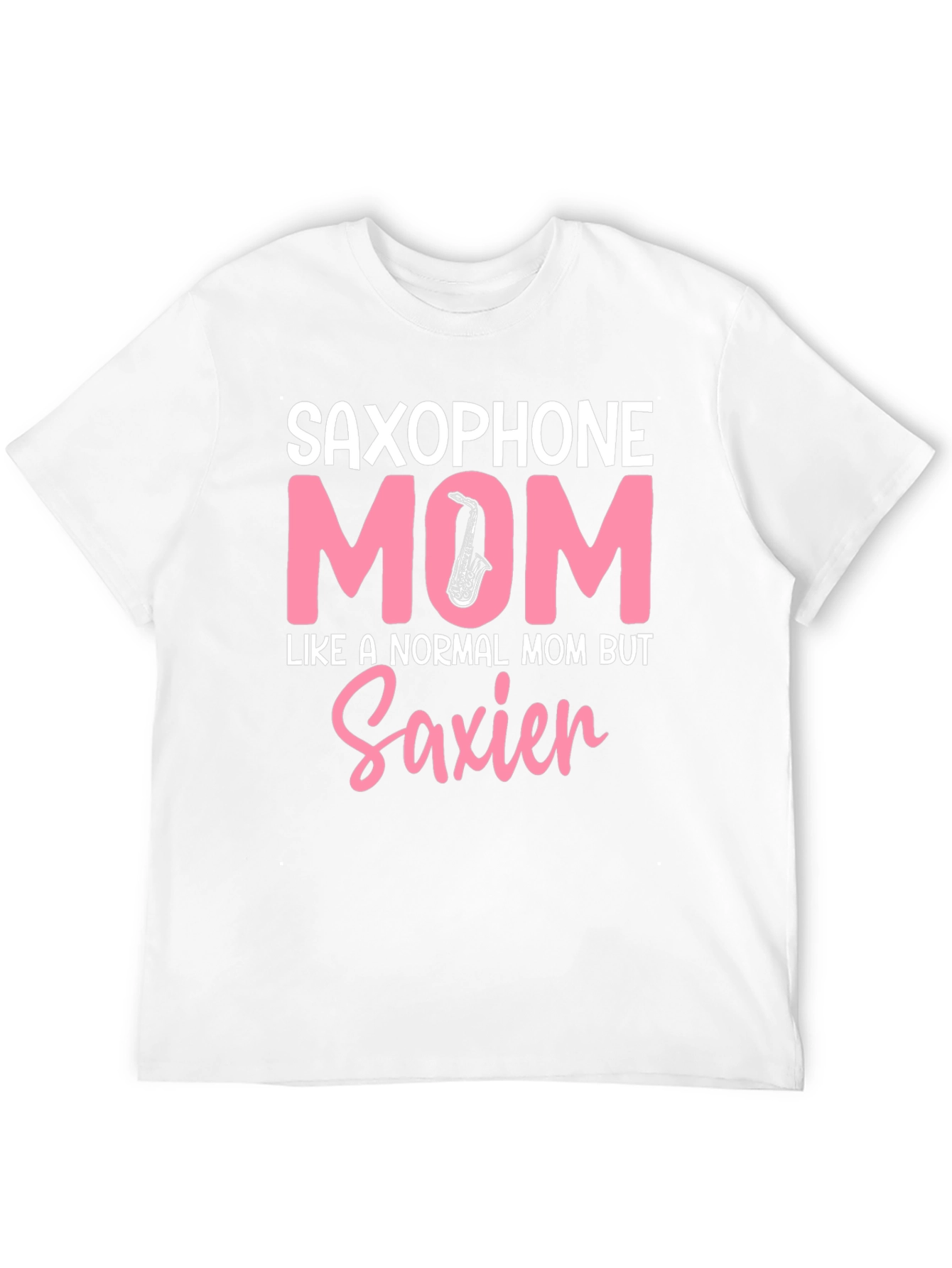 Black Saxophone Mom T-Shirt - Unique Gift for Musician Mothers view 12
