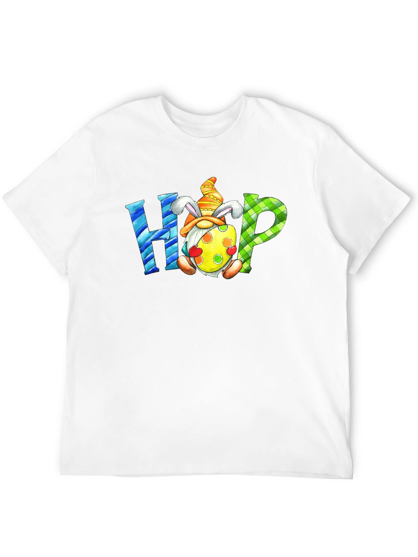Black Easter Gnome HOP T-Shirt view 12
