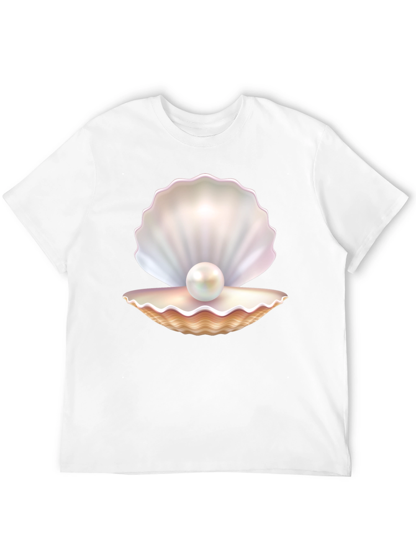 Black Pearl Oyster Graphic Tee - Black Cotton Blend view 12