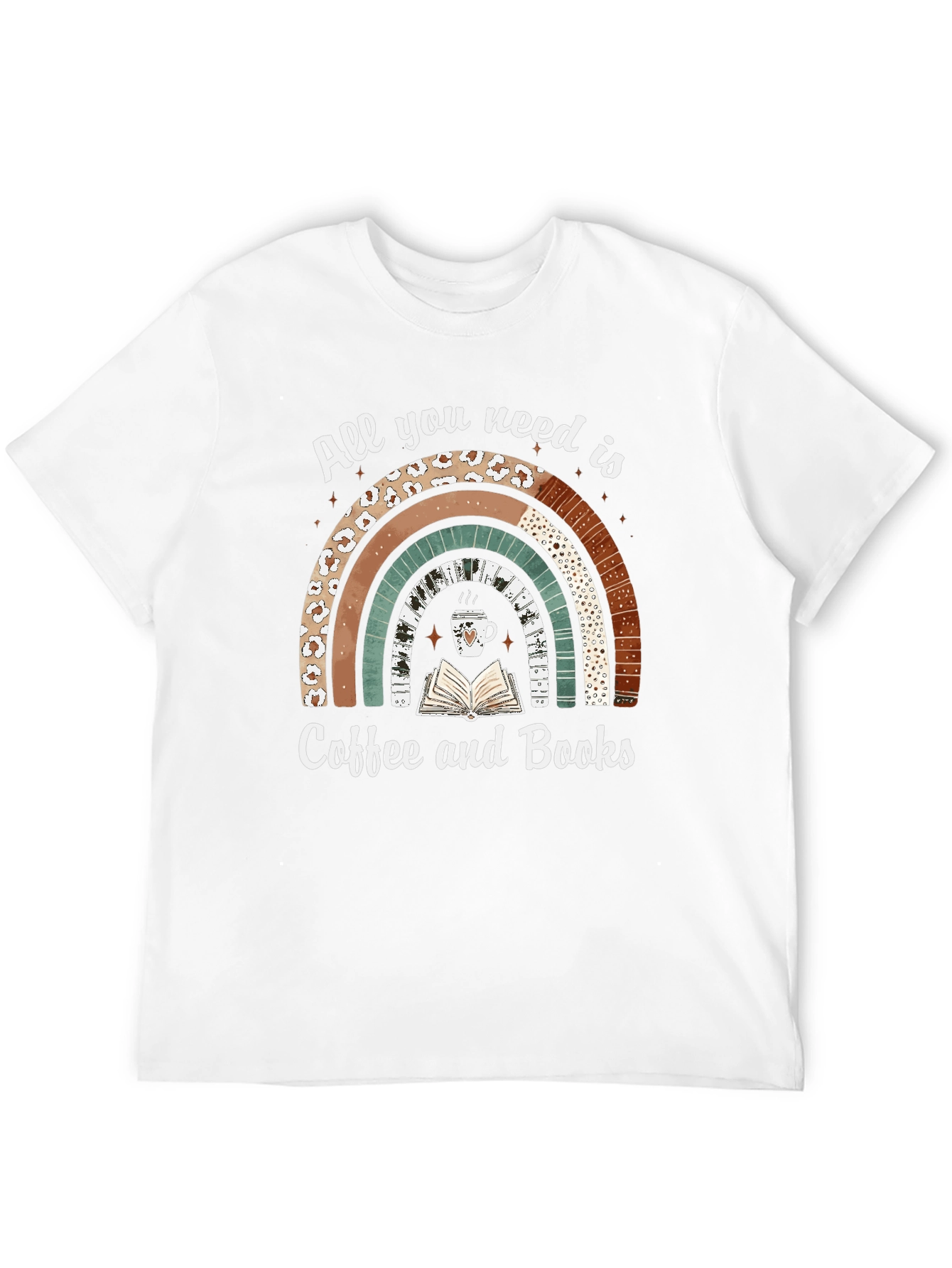 Black Coffee and Books T-Shirt - All You Need Is view 12