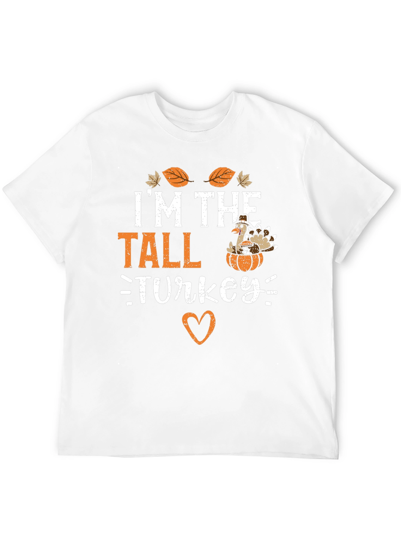 Black I'm The Tall Turkey Thanksgiving T-Shirt view 12