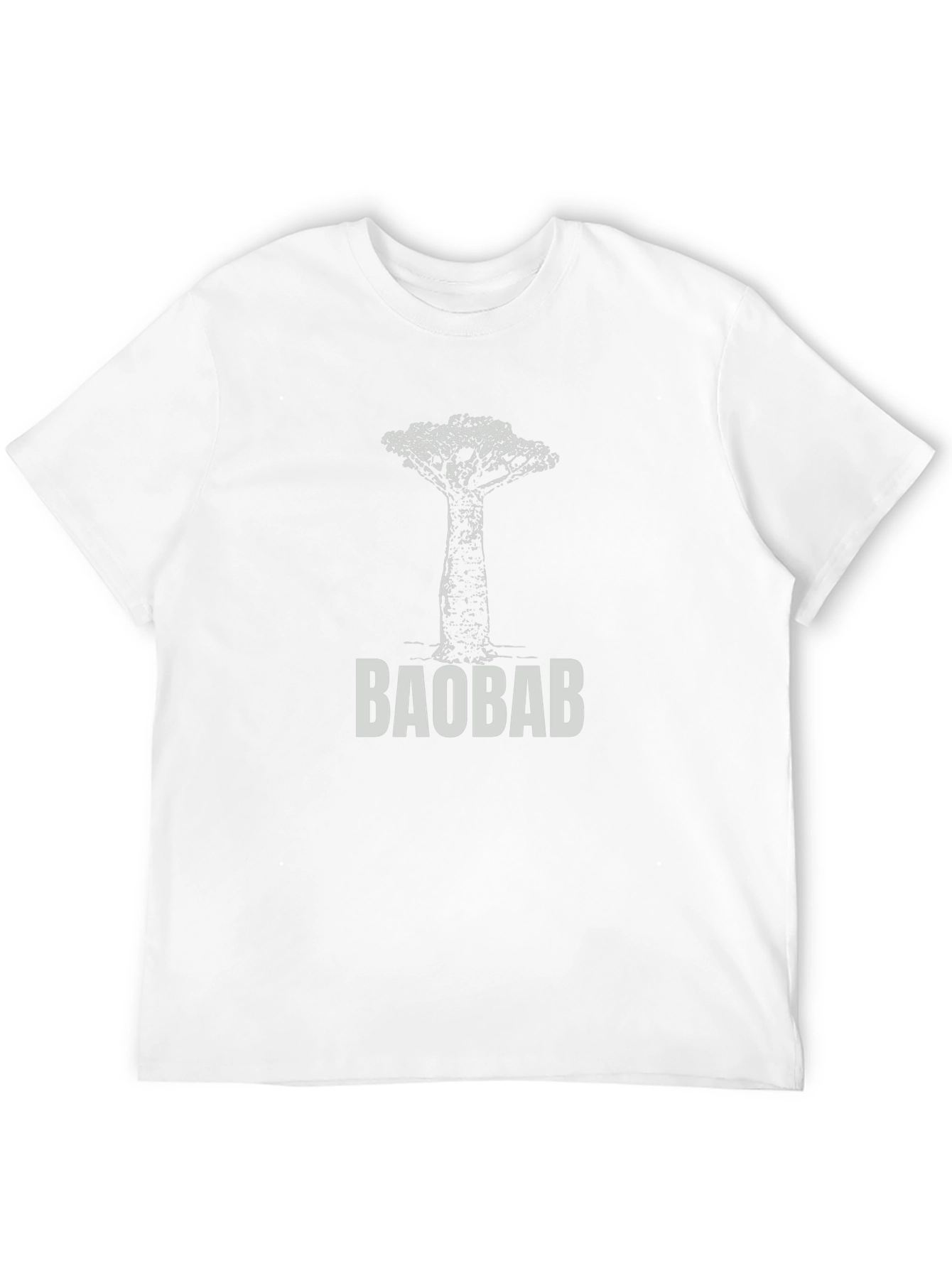 Black Baobab Tree Graphic T-Shirt - Men's Black Tee view 12