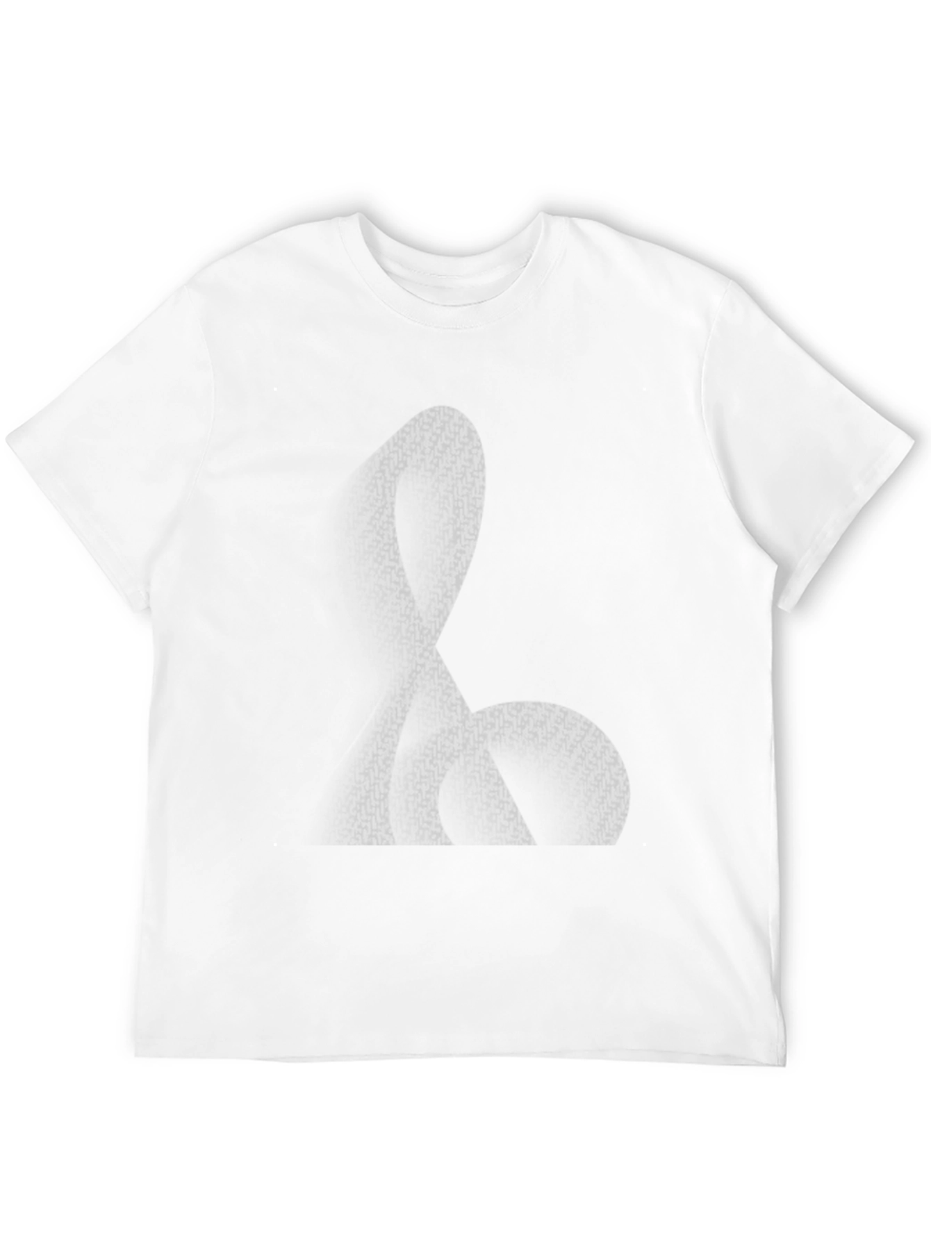 Black Abstract Black Graphic Tee view 12