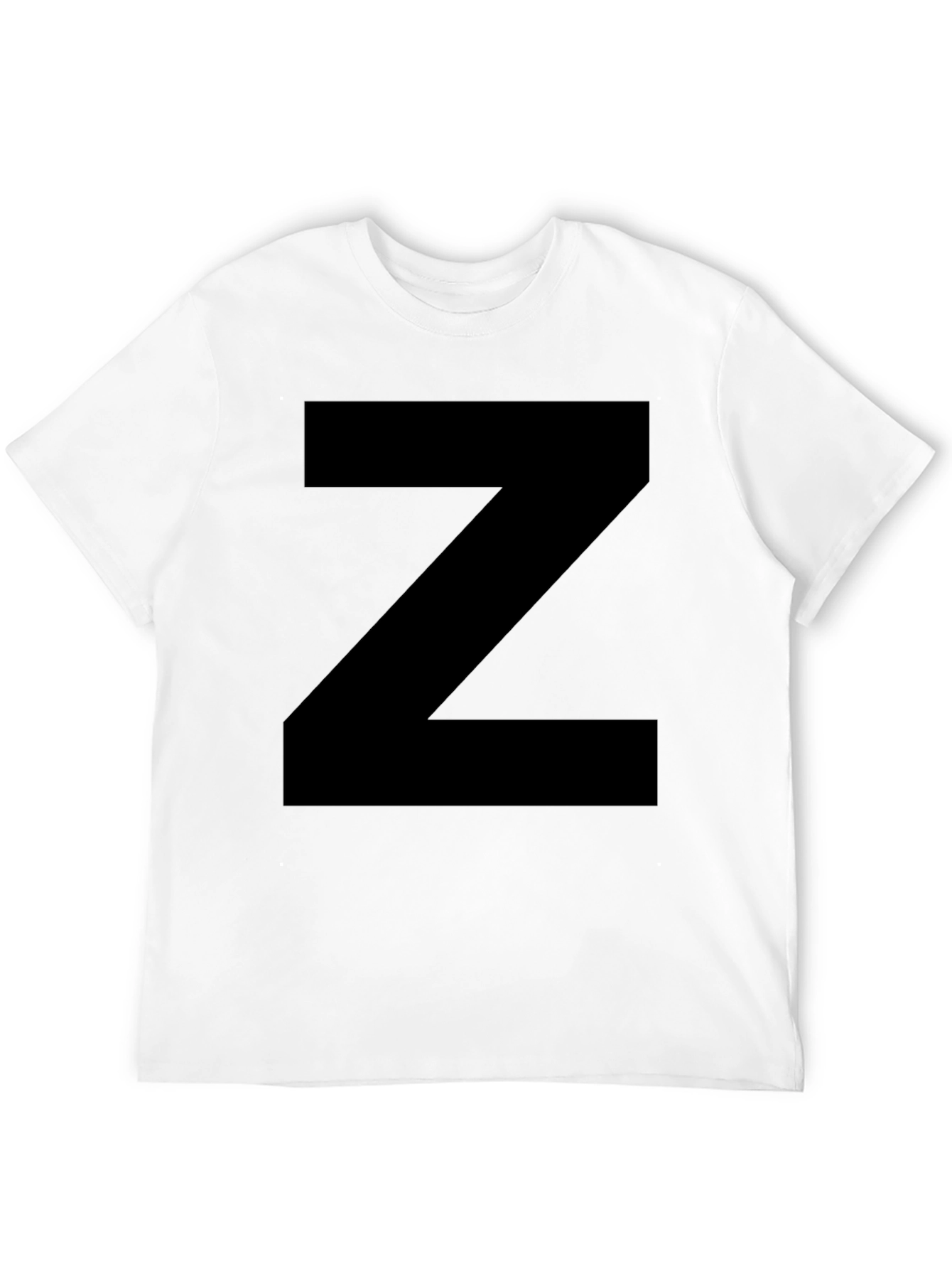 Black Bold Black Z T-Shirt - Statement Tee view 12