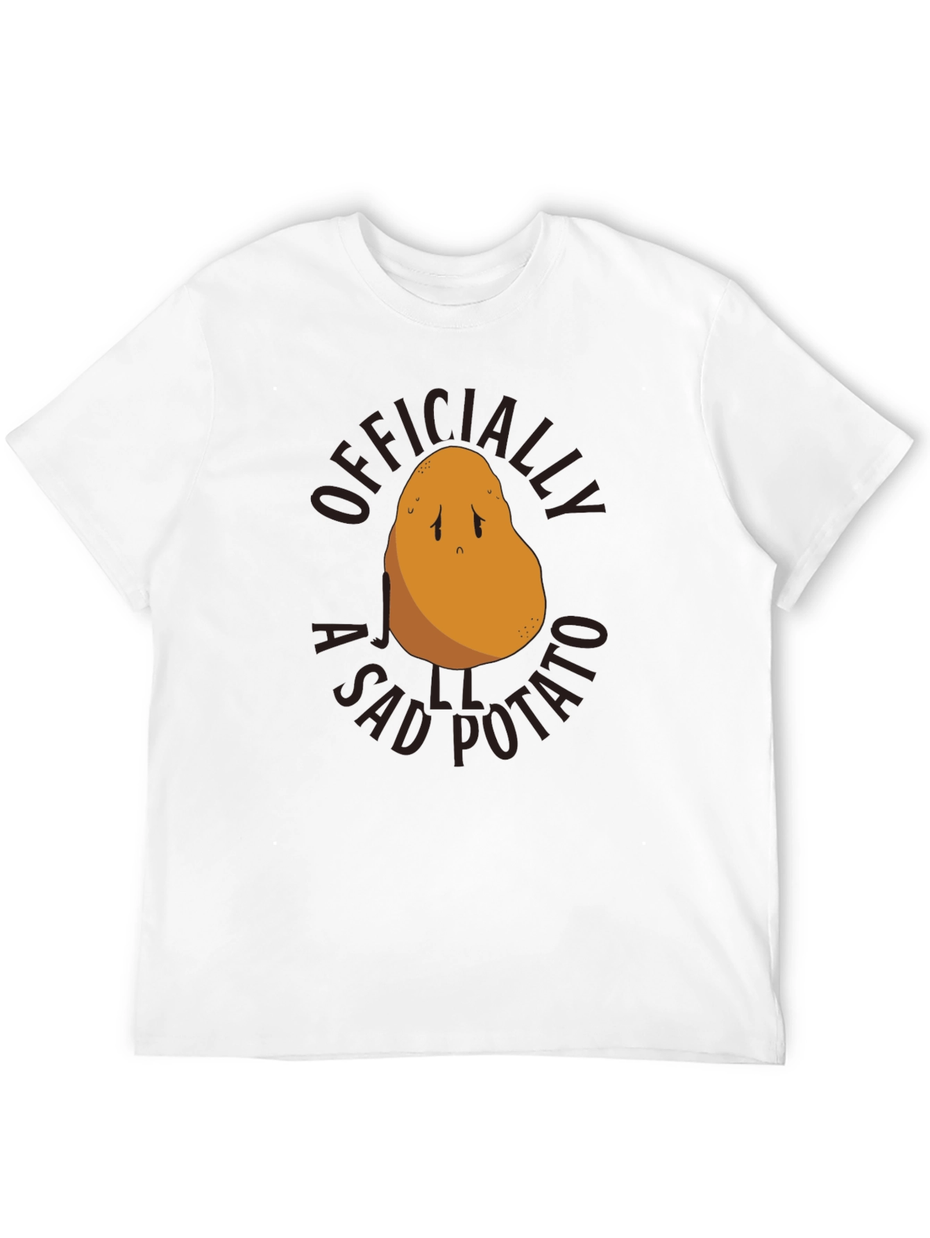 Black Officially a Sad Potato T-Shirt view 12