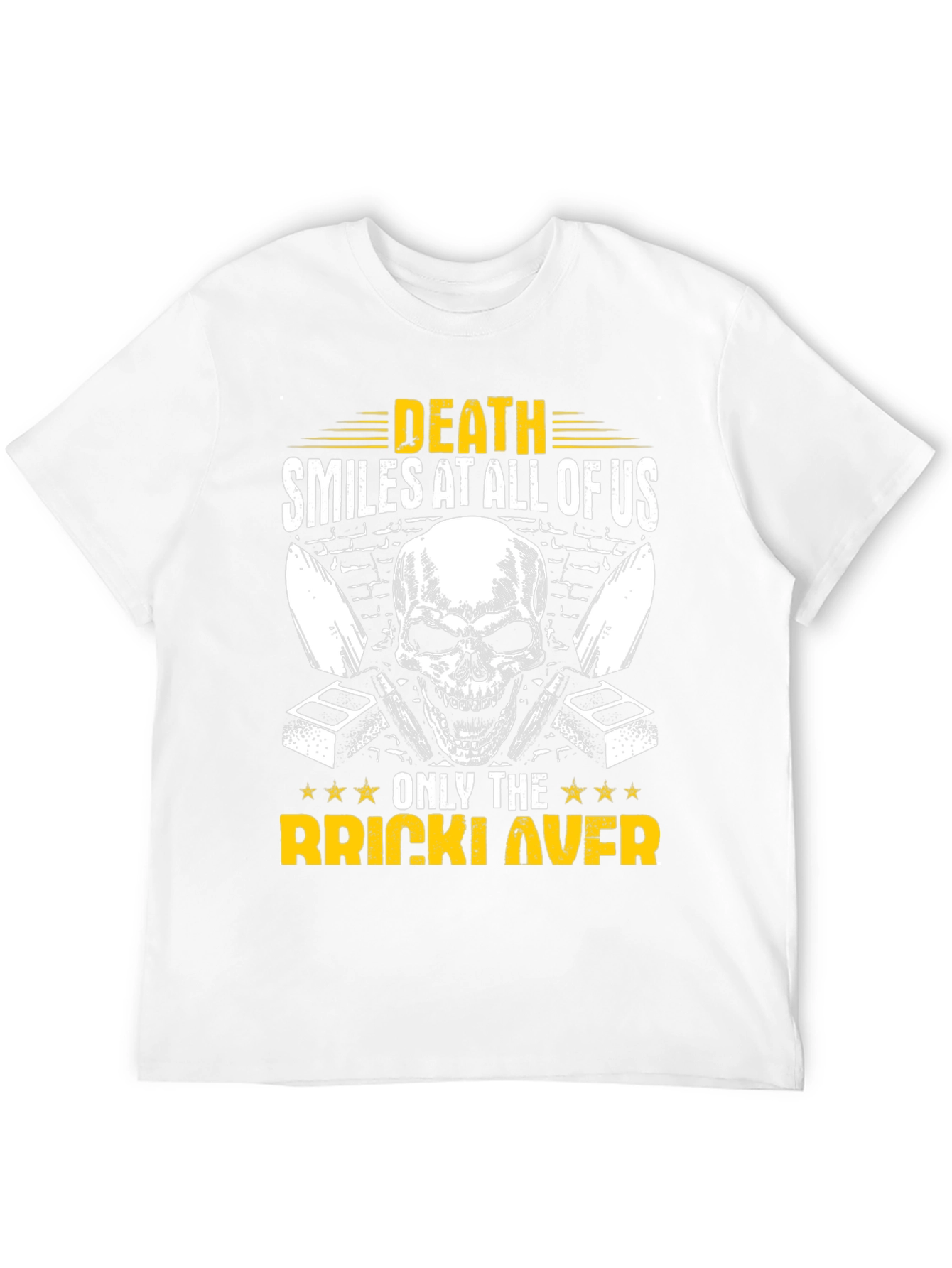 Black Death Smiles Brick Layer T-Shirt view 12