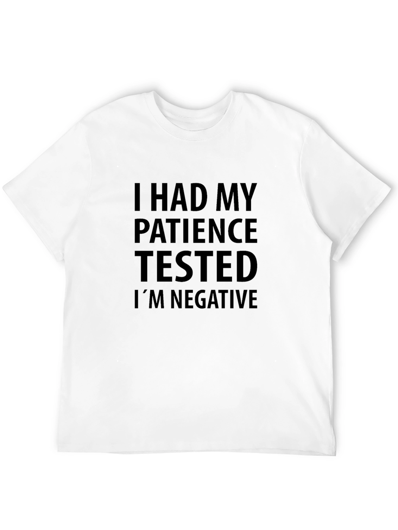 Black Patience Tested Funny Graphic Tee view 12