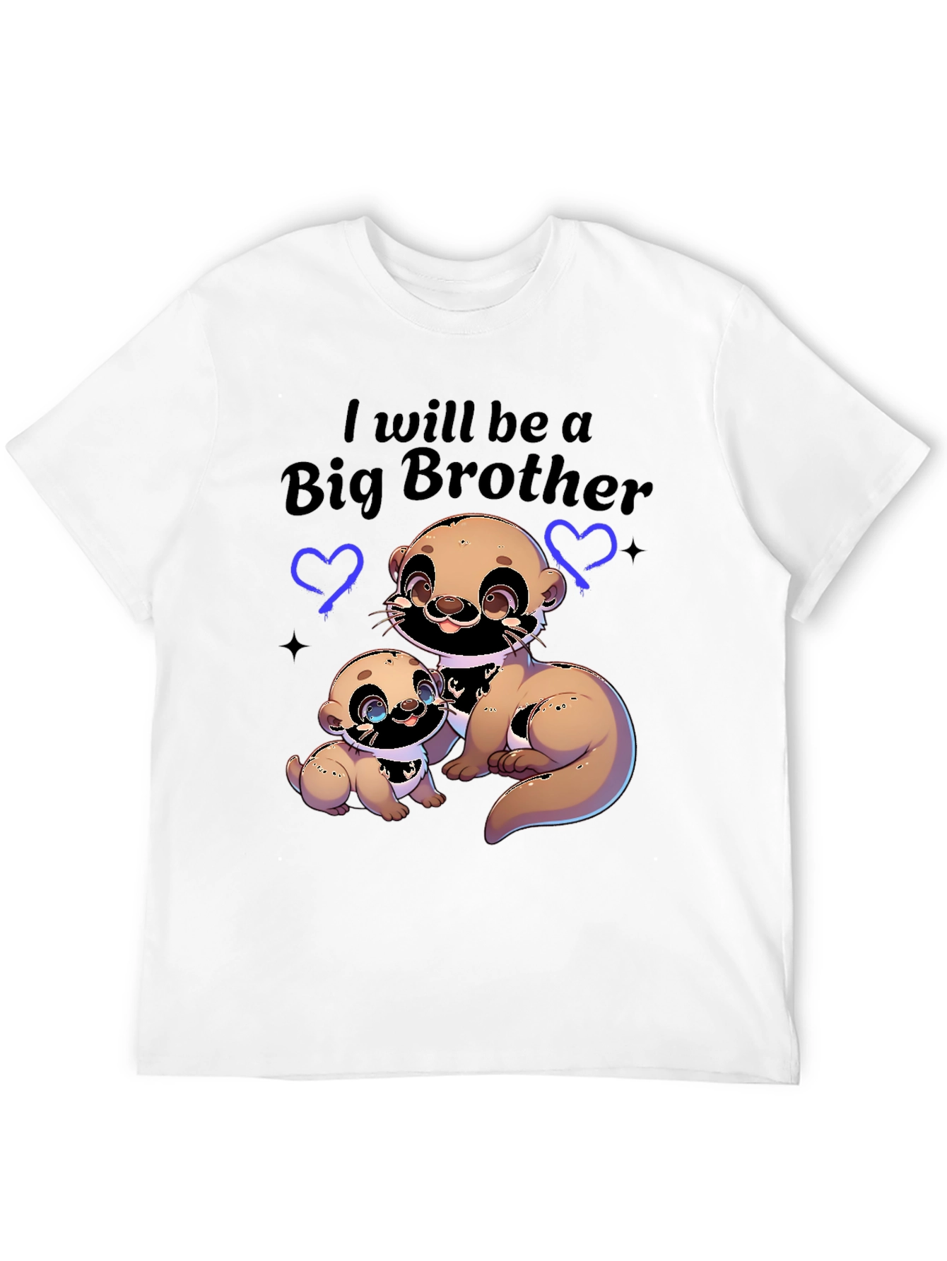 Black Big Brother Otter Graphic Tee view 12