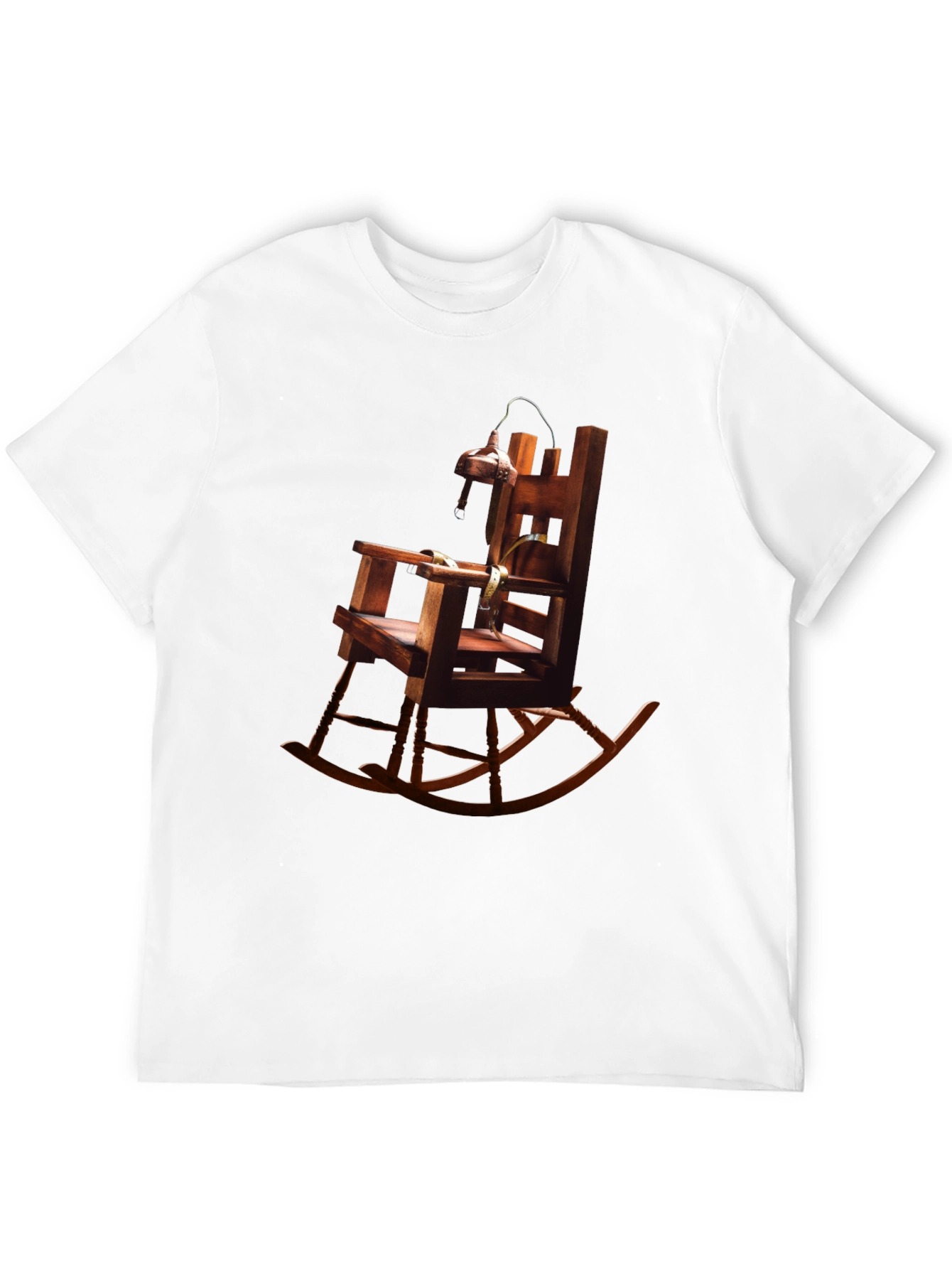 Black Electric Chair Graphic Tee view 12