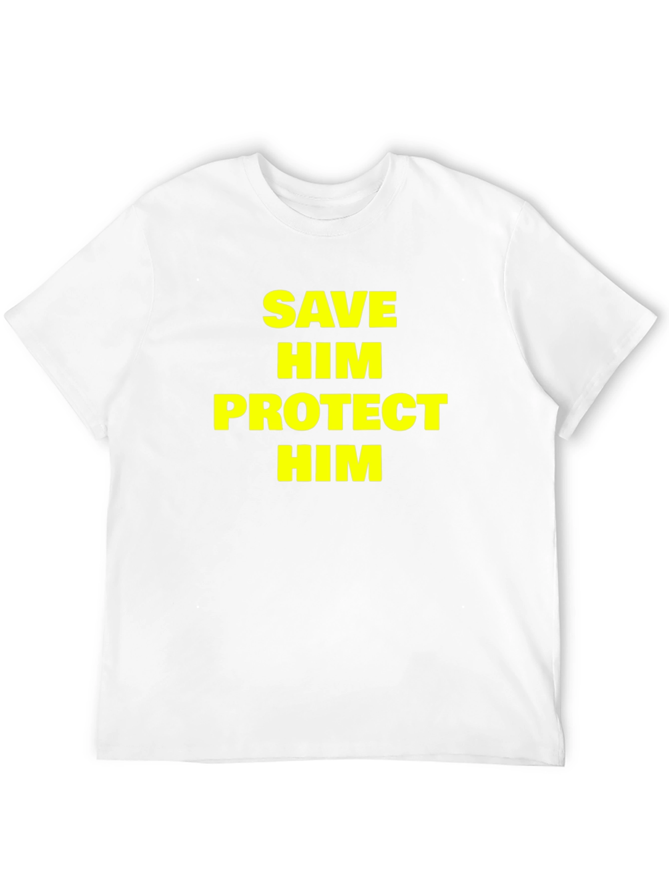 Black Save Him Protect Him Graphic Tee - Black view 12