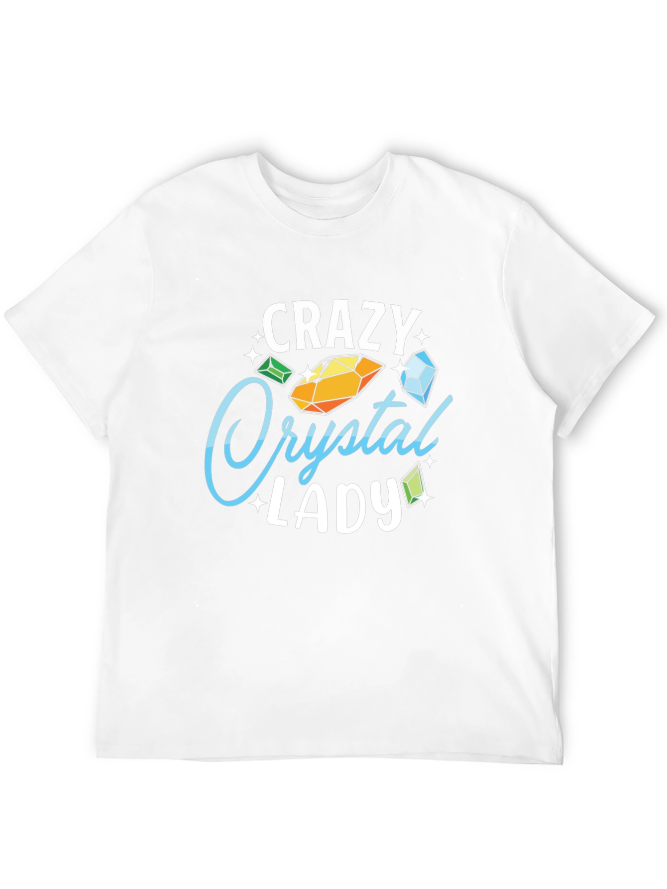 Black Crazy Crystal Lady Graphic Tee - Black view 12