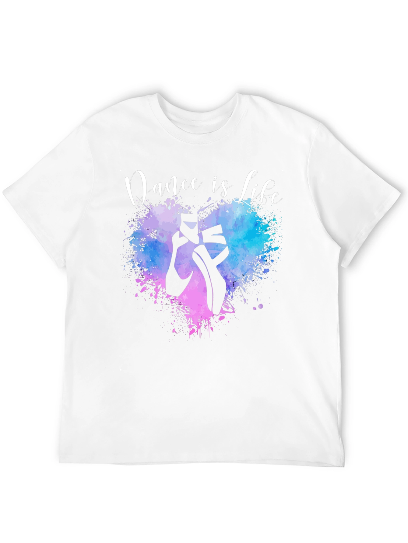 Black Dance is Life T-Shirt - Ballet Shoes Design view 12