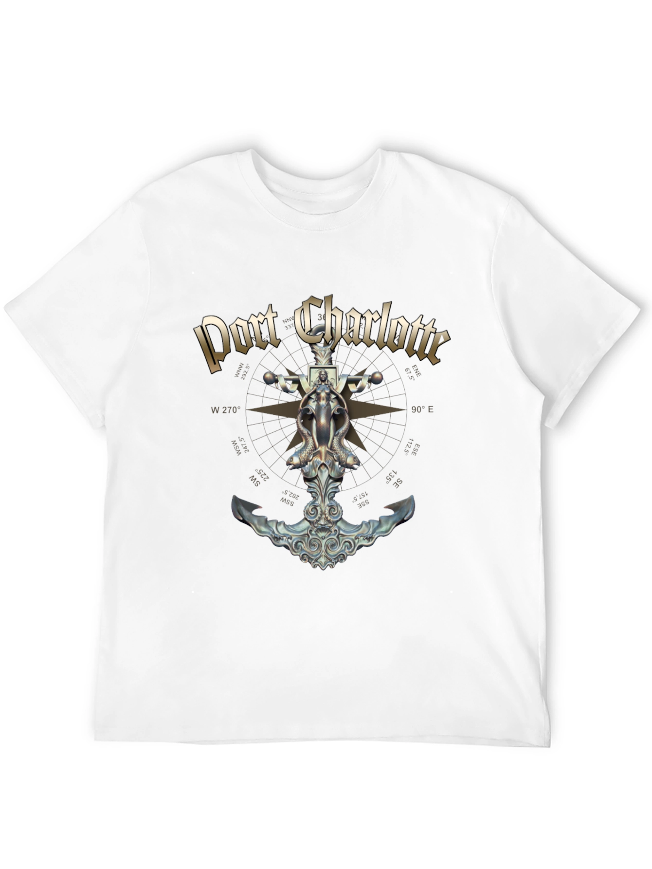 Black Port Charlotte Anchor Black T-Shirt view 12