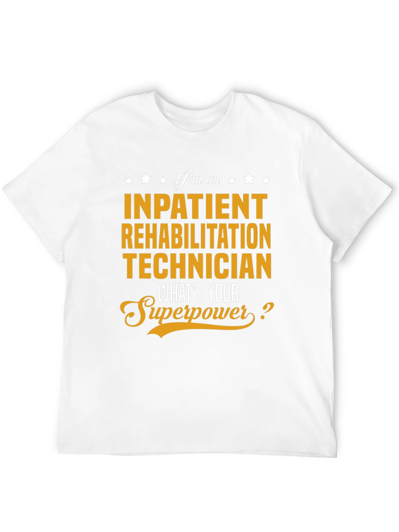 Black Inpatient Rehabilitation Technician T-Shirt view 12