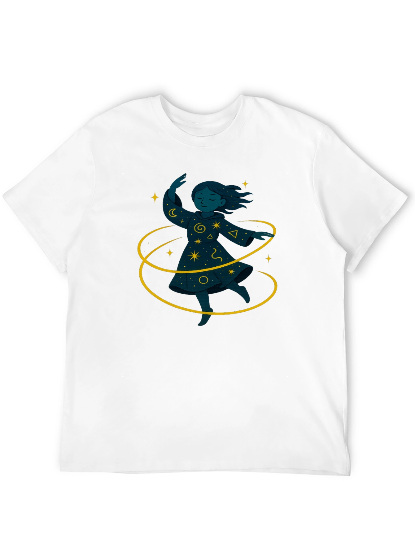 Black Magical Girl Graphic Black T-Shirt view 12