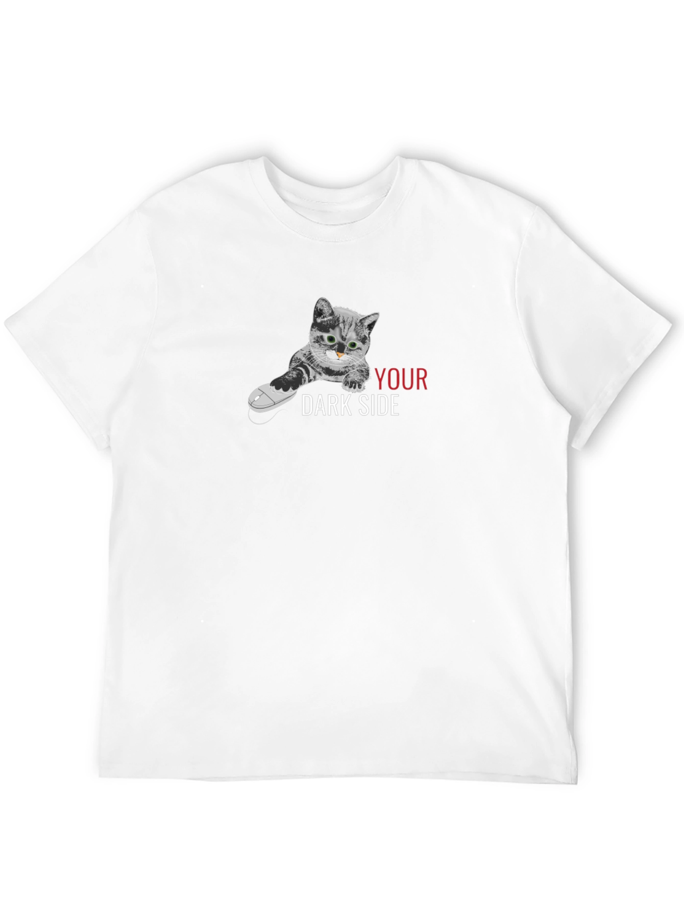 Black Cat Your Dark Side Graphic T-Shirt view 12