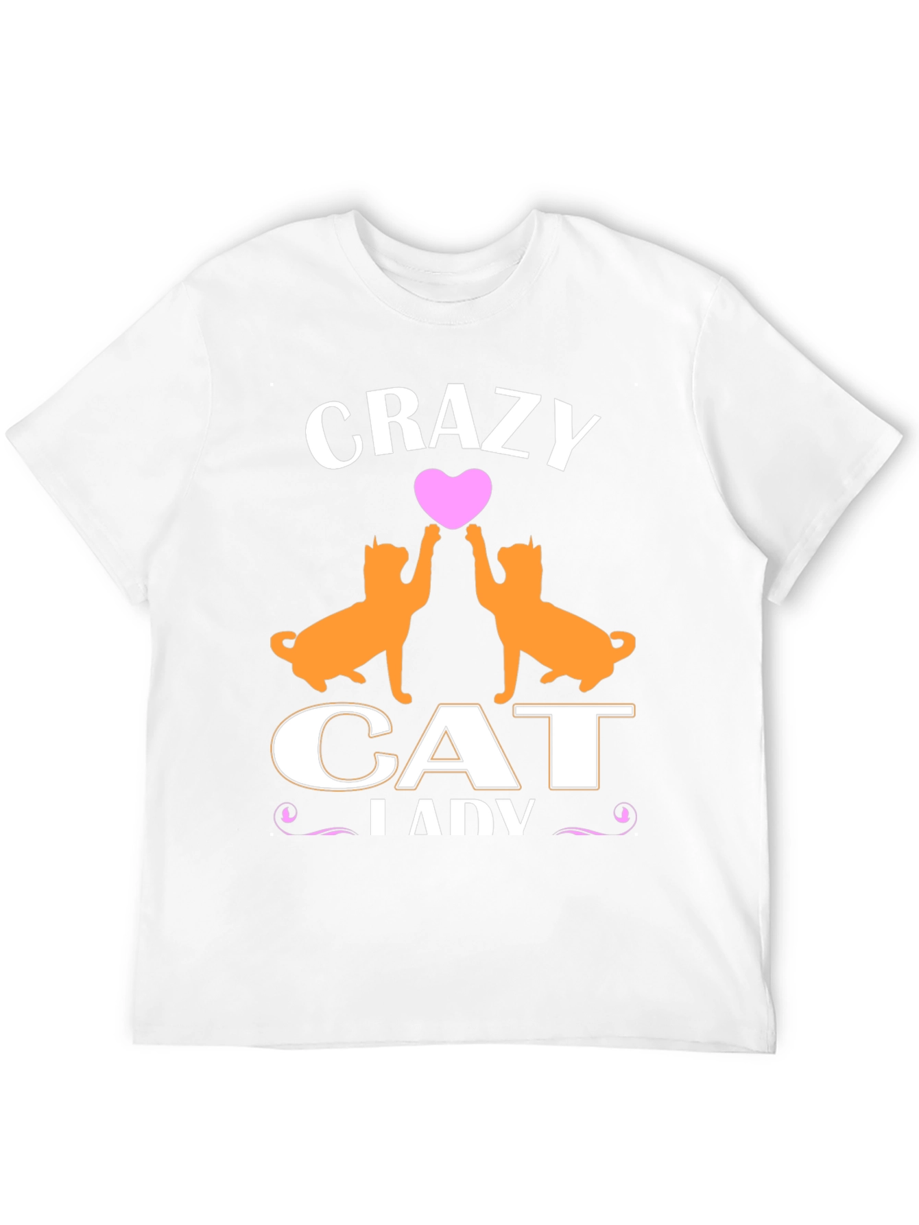 Black Crazy Cat Lady T-Shirt - Cute Cat Lover Tee view 12
