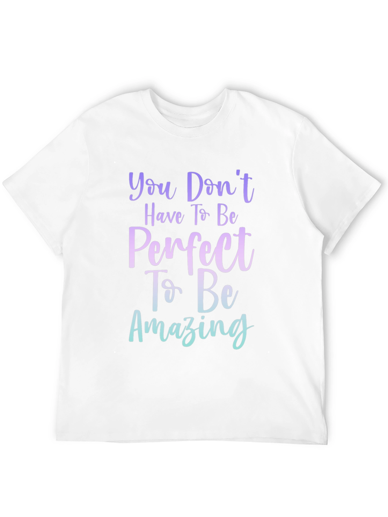 Black Inspirational Message Tee: Be Amazing view 12