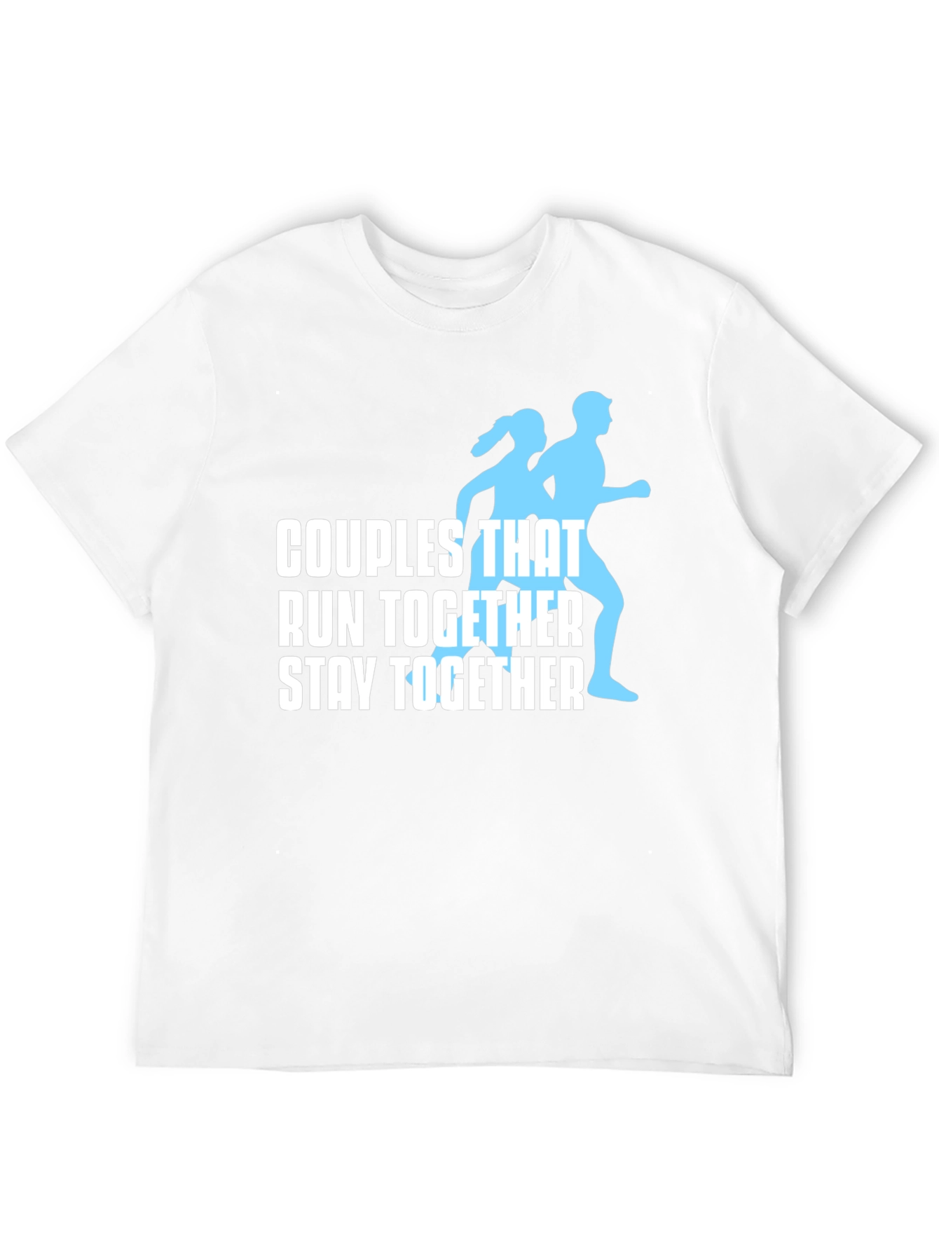Black Couples That Run Together Stay Together T-Shirt view 12