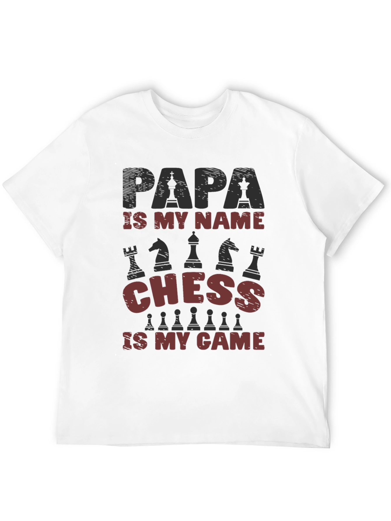 Papa Chess T-Shirt - Gift for Chess Lovers - 12
