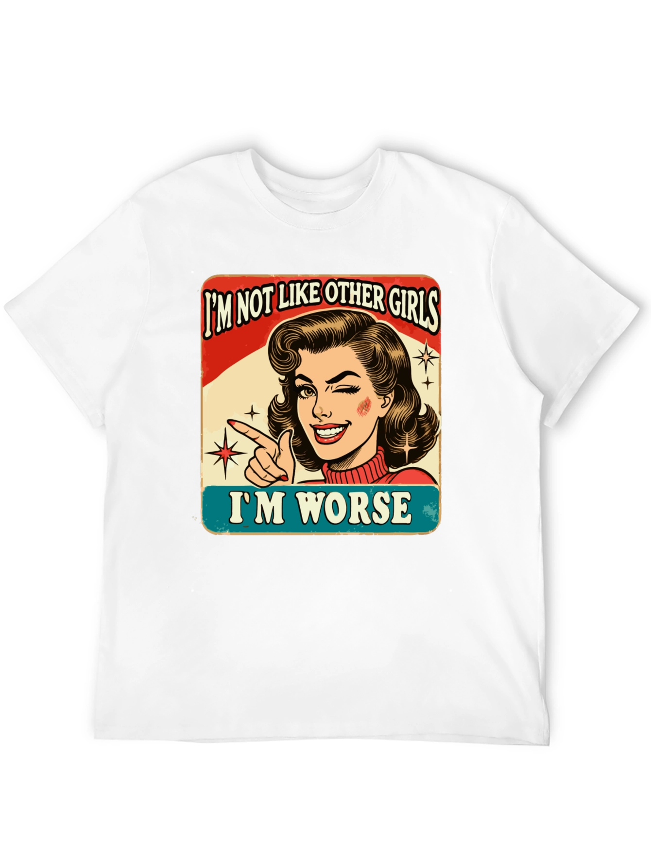 Black "I'm Not Like Other Girls" Graphic Tee view 12