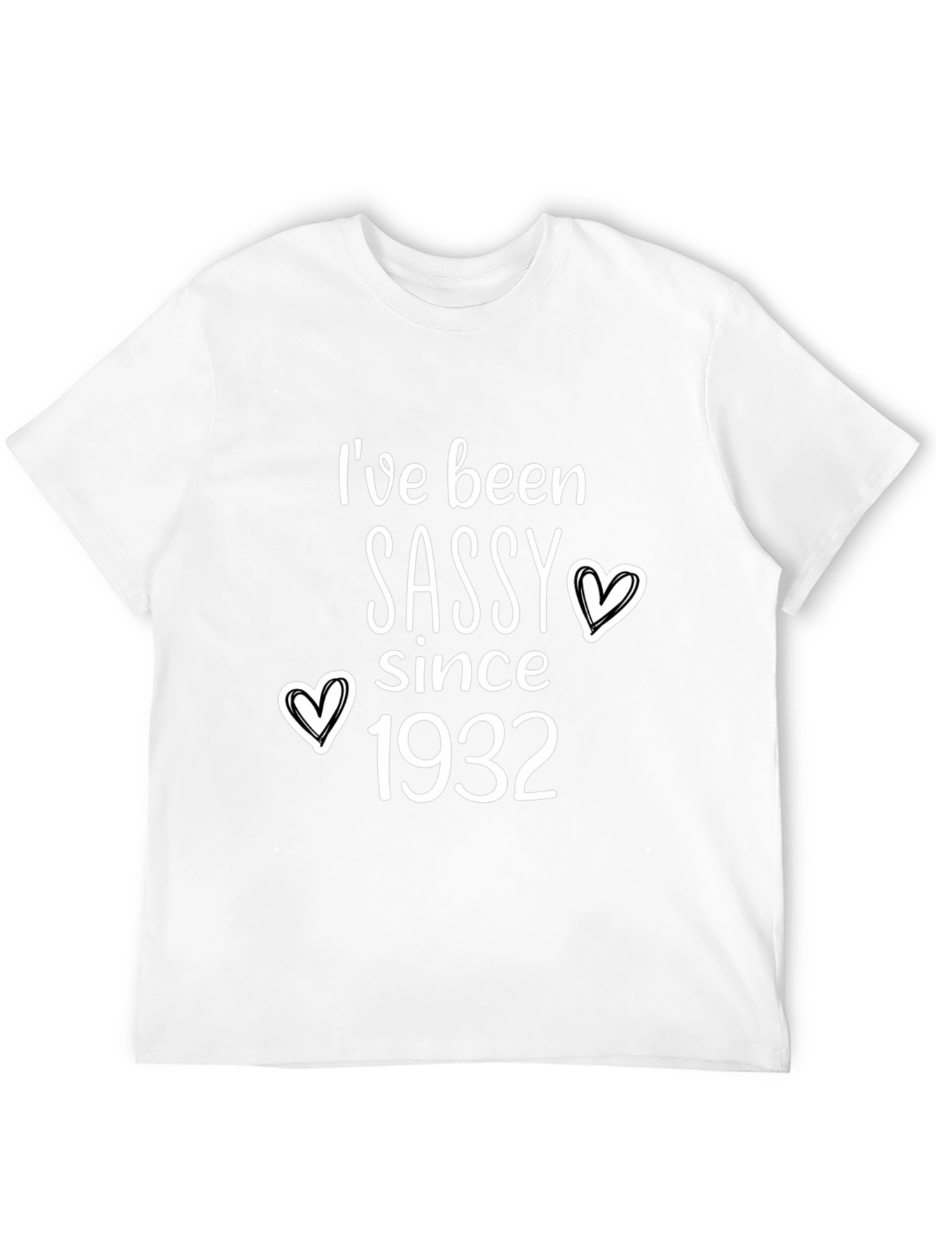 Black Sassy Since 1932 T-Shirt - Vintage Style view 12