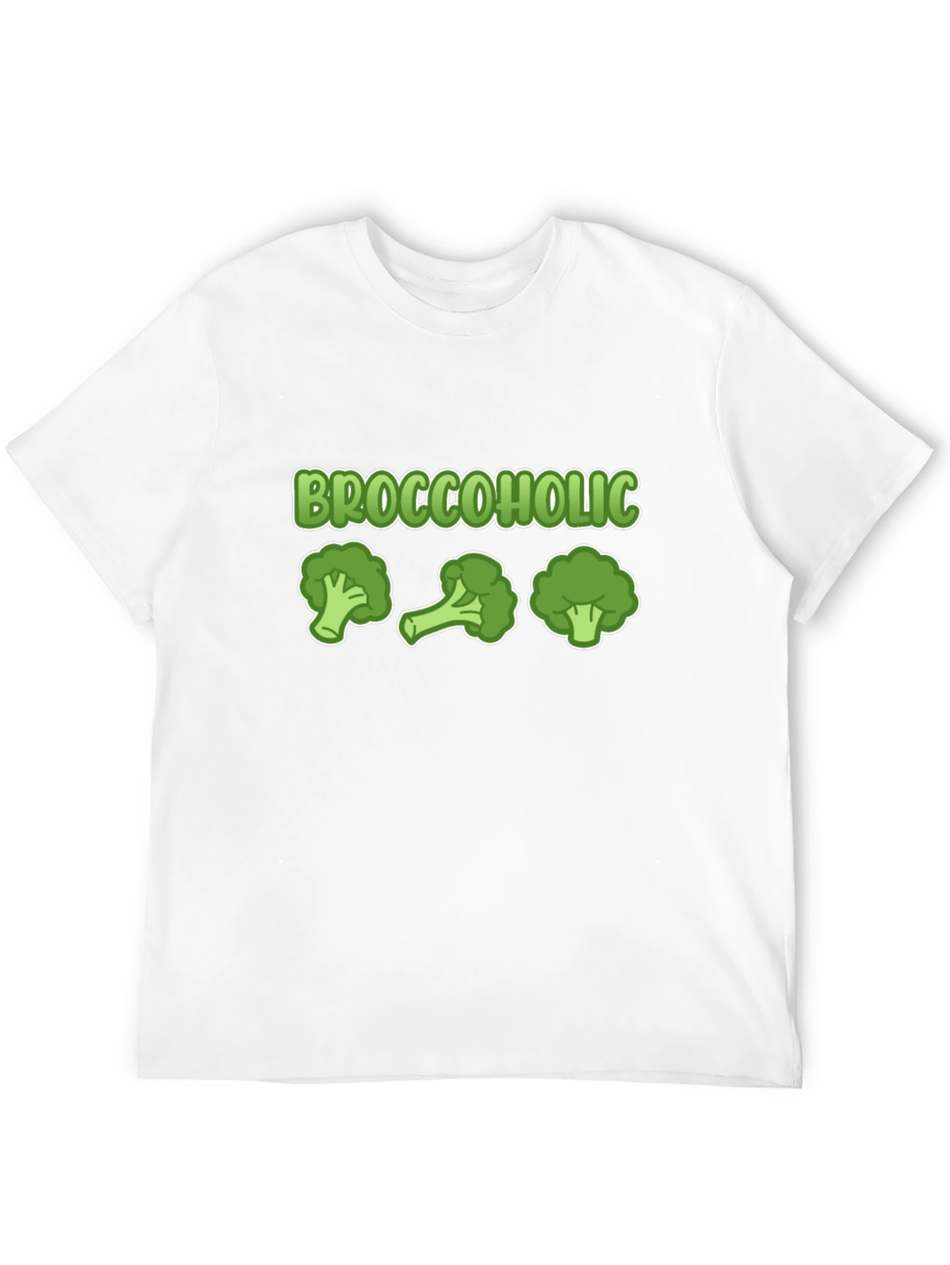 Black Broccoholic Funny Broccoli Lover T-Shirt view 12