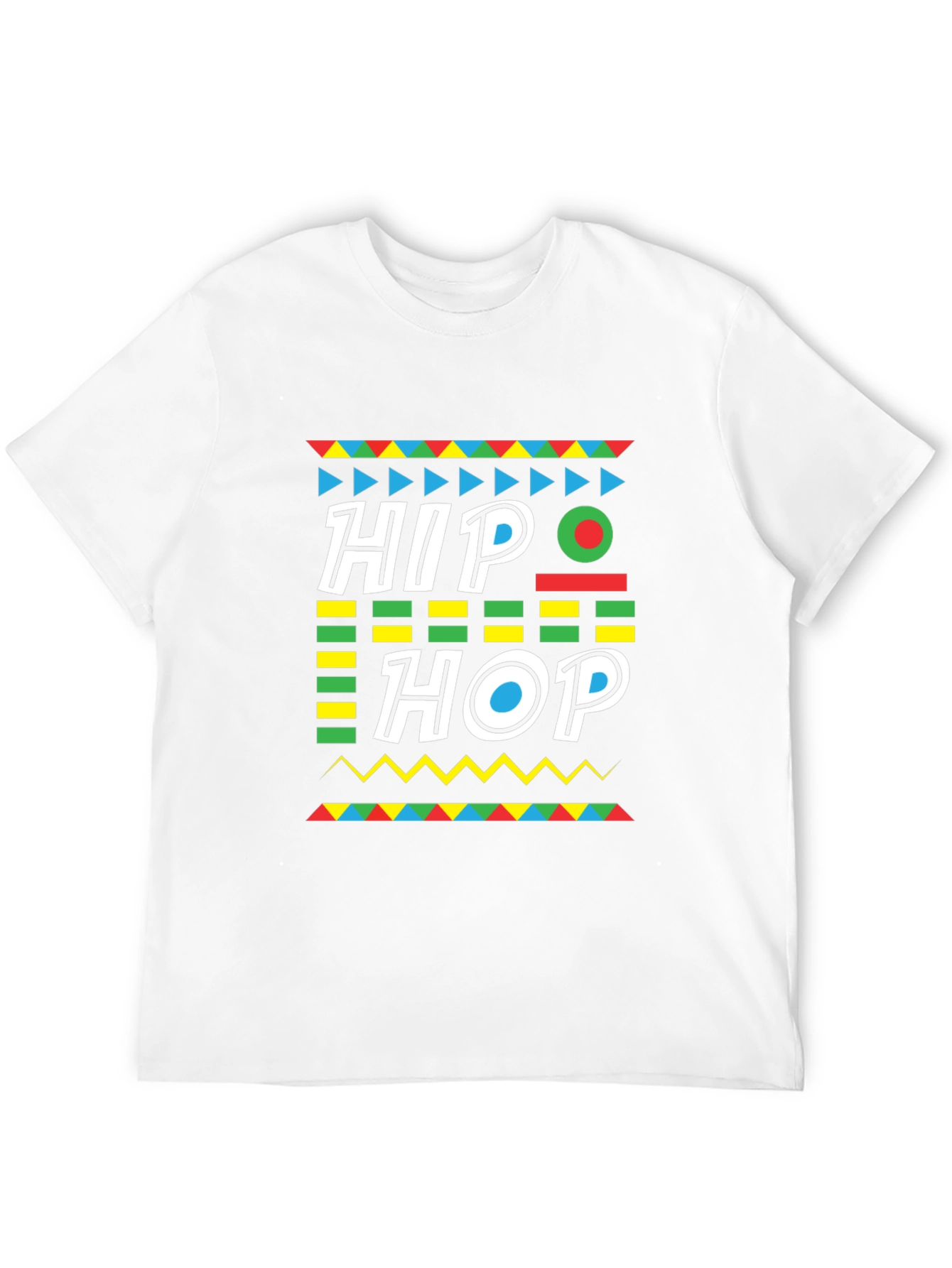 Black Hip Hop Graphic Print Black T-Shirt view 12