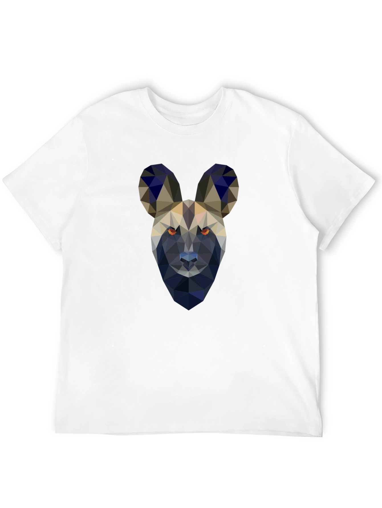 Black Geometric Painted Dog T-Shirt view 12