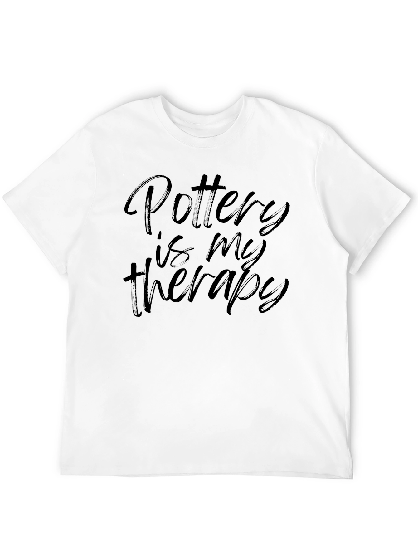 Black Pottery Is My Therapy Black T-Shirt view 12
