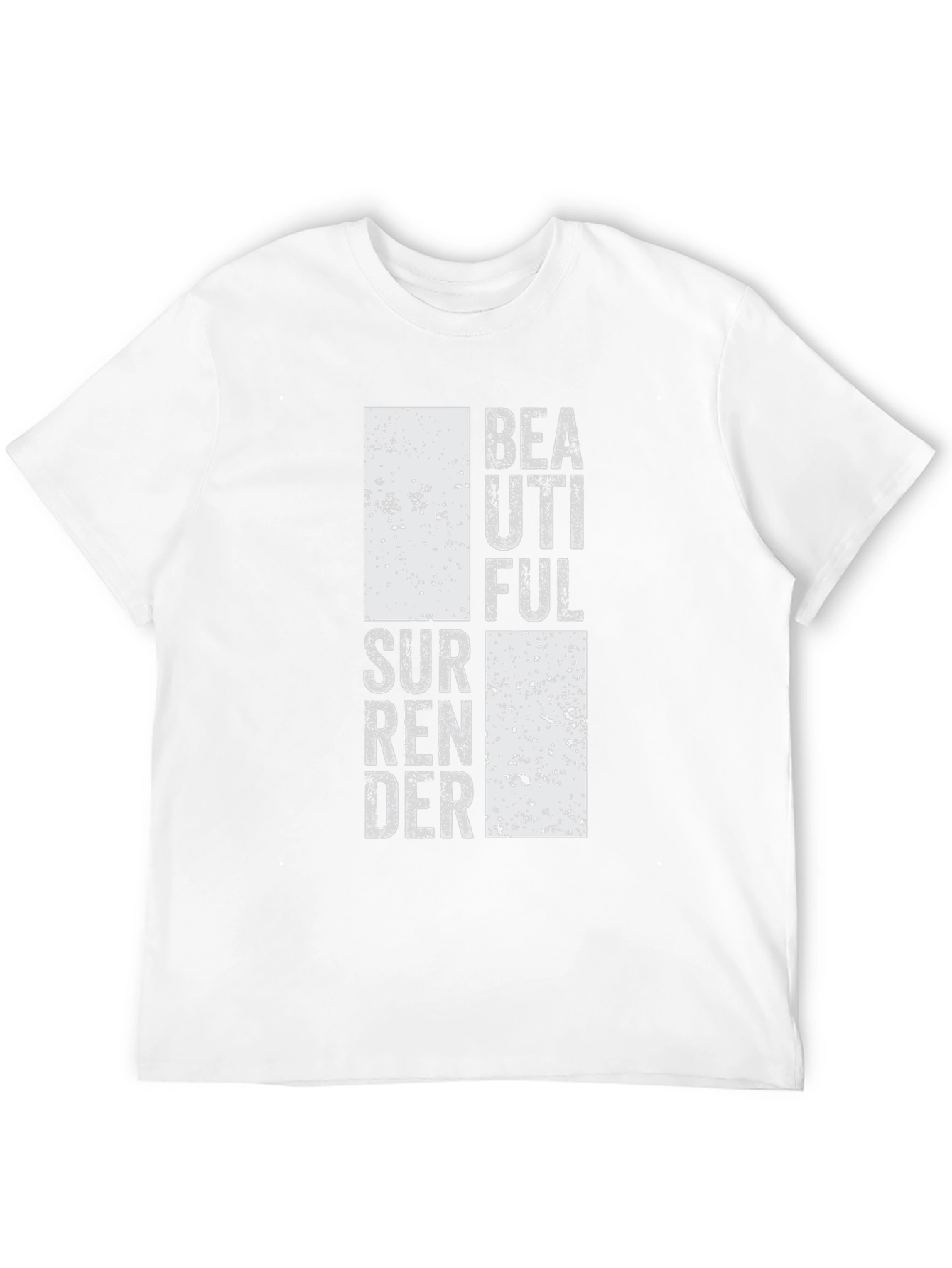Black Beautiful Surrender Graphic Tee - Black Casual T-Shirt view 12