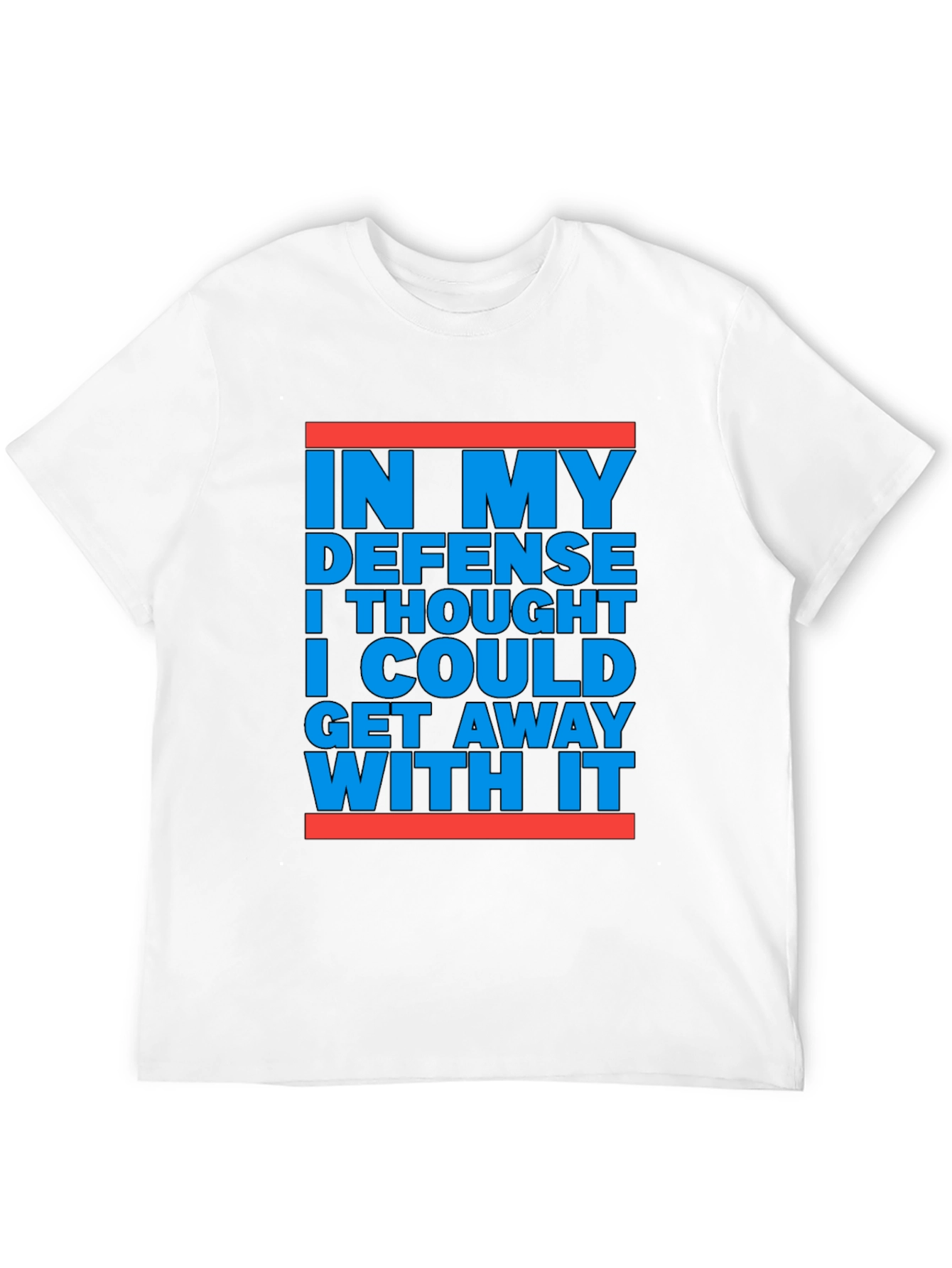 Black In My Defense Funny Graphic Tee view 12