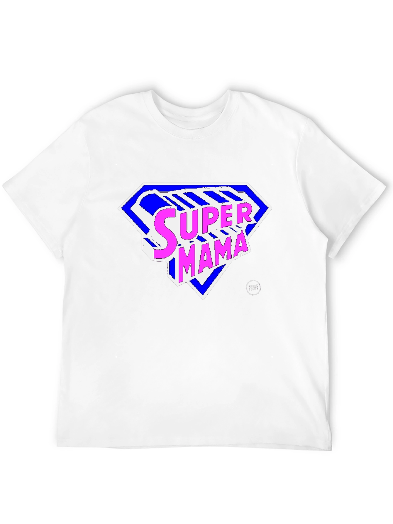 Black Super Mama Graphic Tee - Black T-Shirt for Moms view 12