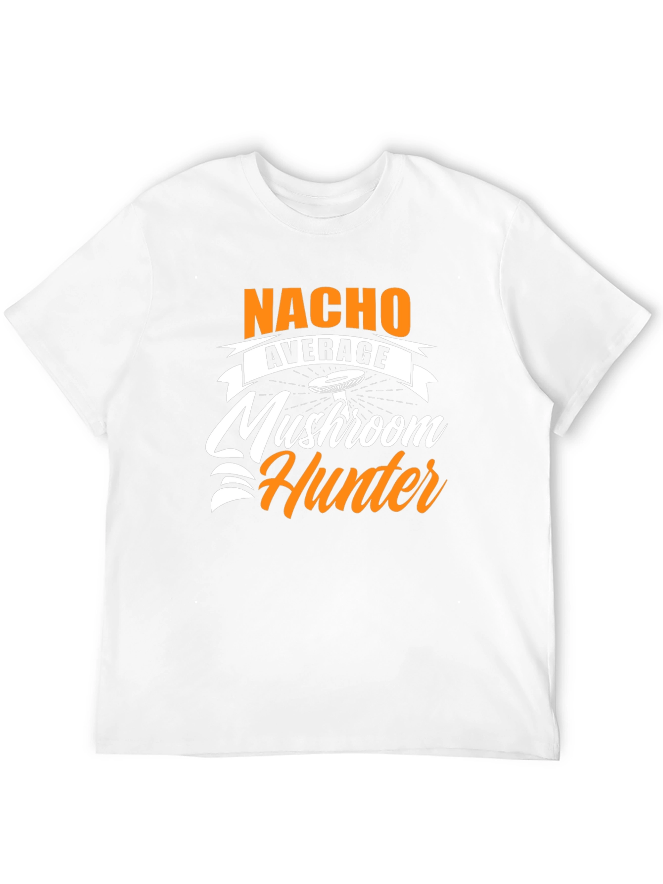 Black Nacho Average Mushroom Hunter Black T-Shirt view 12