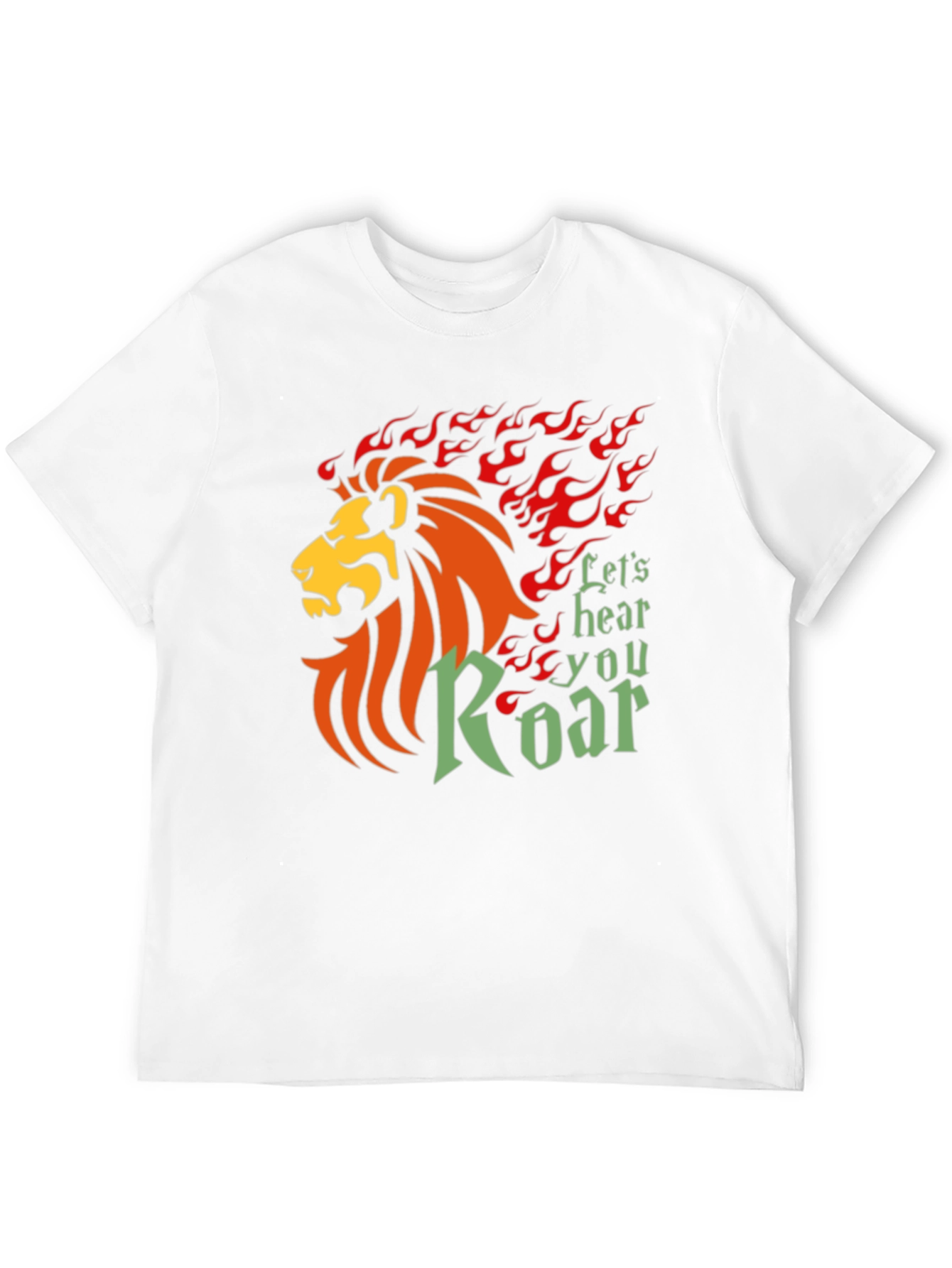 Black Lion Roar Graphic Tee - Bold Statement Shirt view 12
