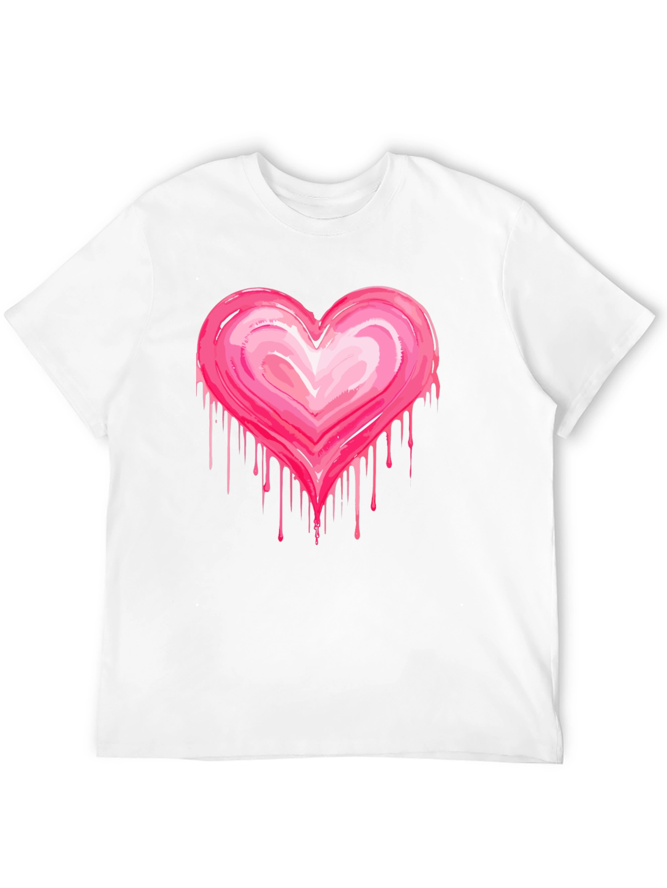 Heart Drip Tee - Bold Black T-Shirt - 12