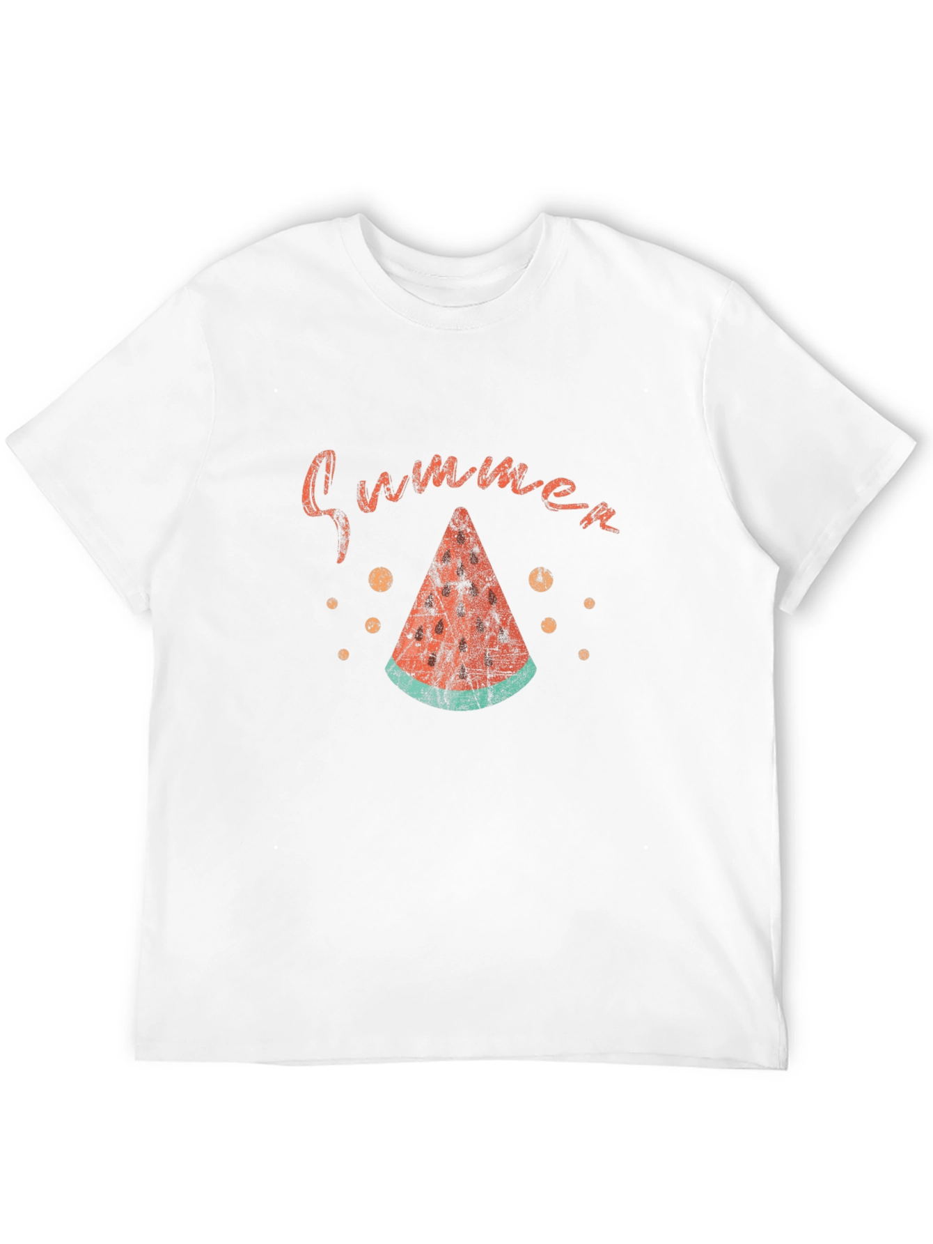 Black Summer Watermelon Graphic T-Shirt view 12