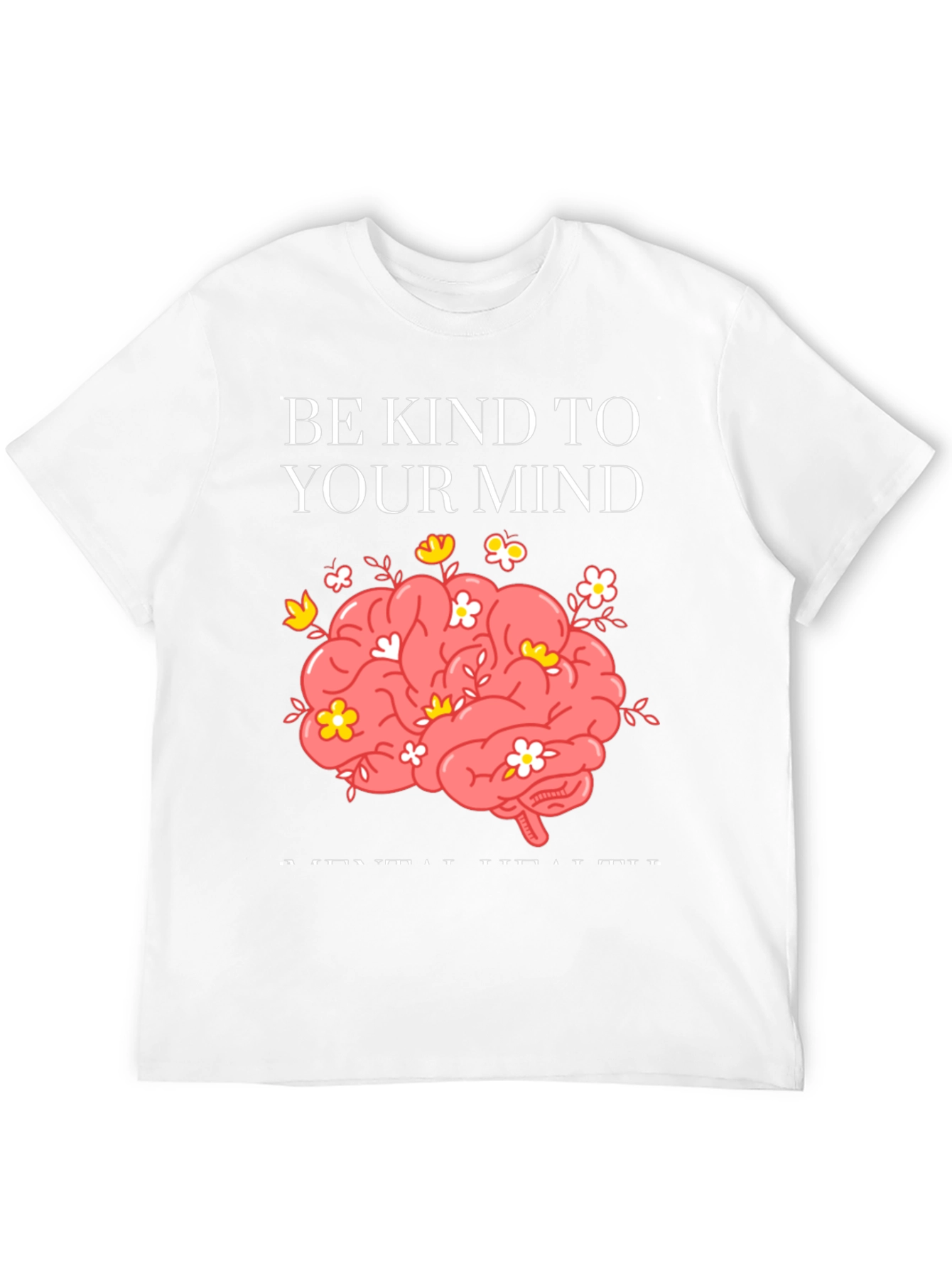 Black Be Kind To Your Mind Graphic Tee view 12