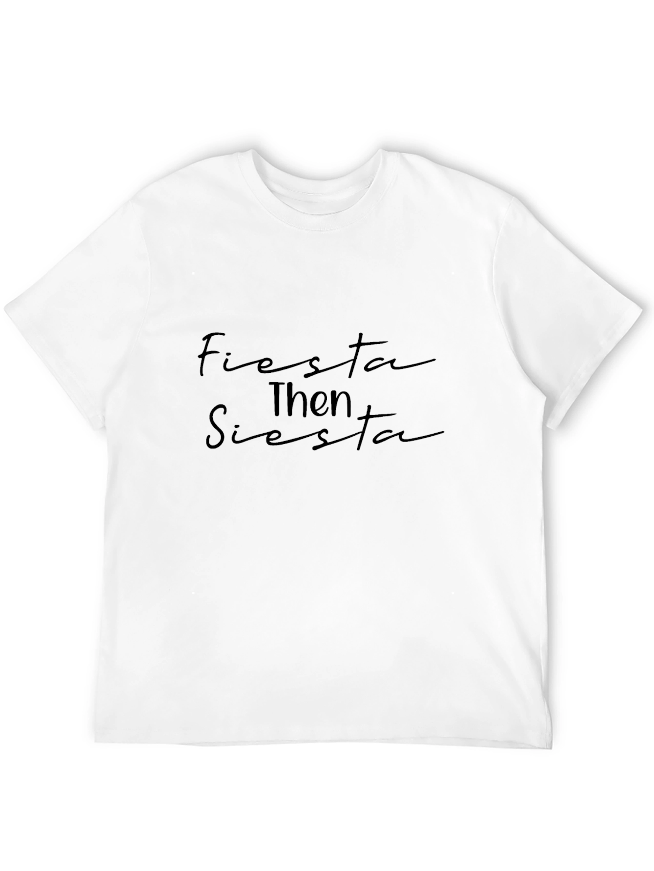 Black Fiesta Then Siesta Black T-Shirt view 12